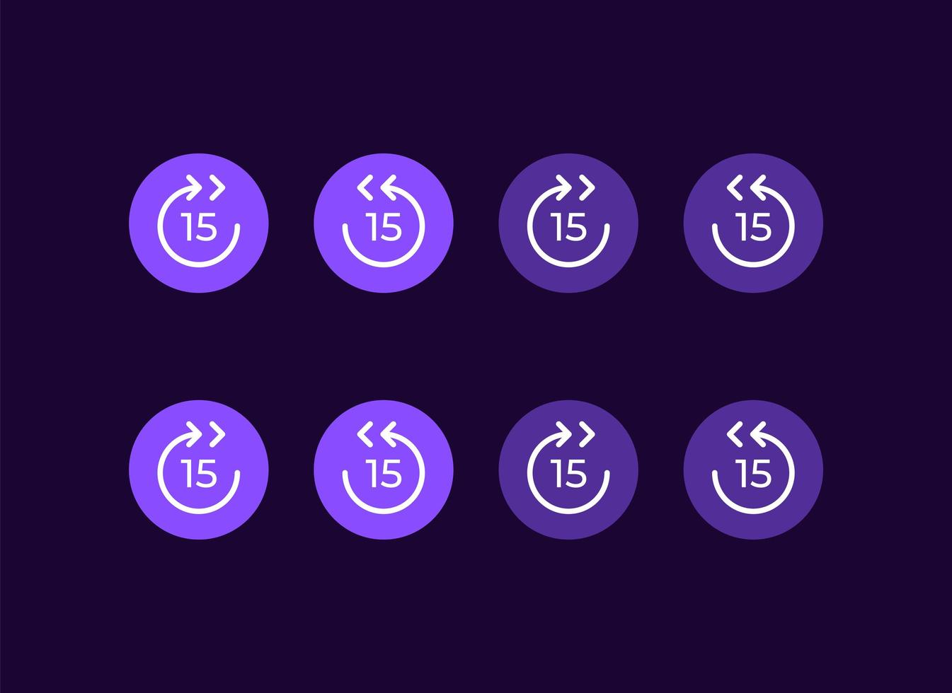 Speed control UI elements kit 1938848 Vector Art at Vecteezy