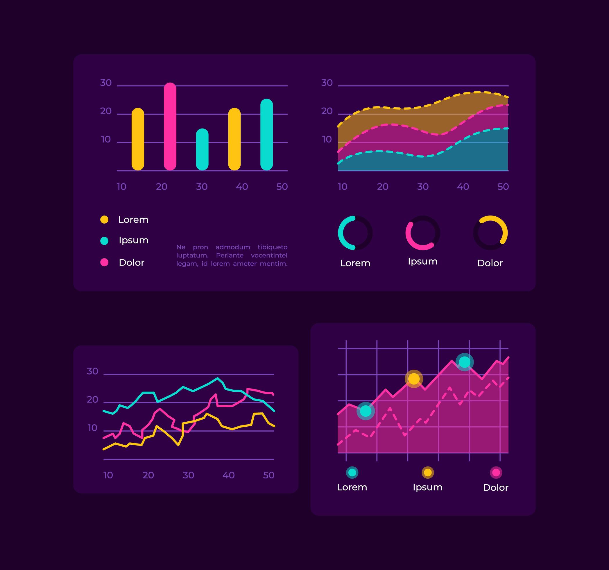 Progress charts UI elements kit 1938873 Vector Art at Vecteezy Progress Chart Codepen