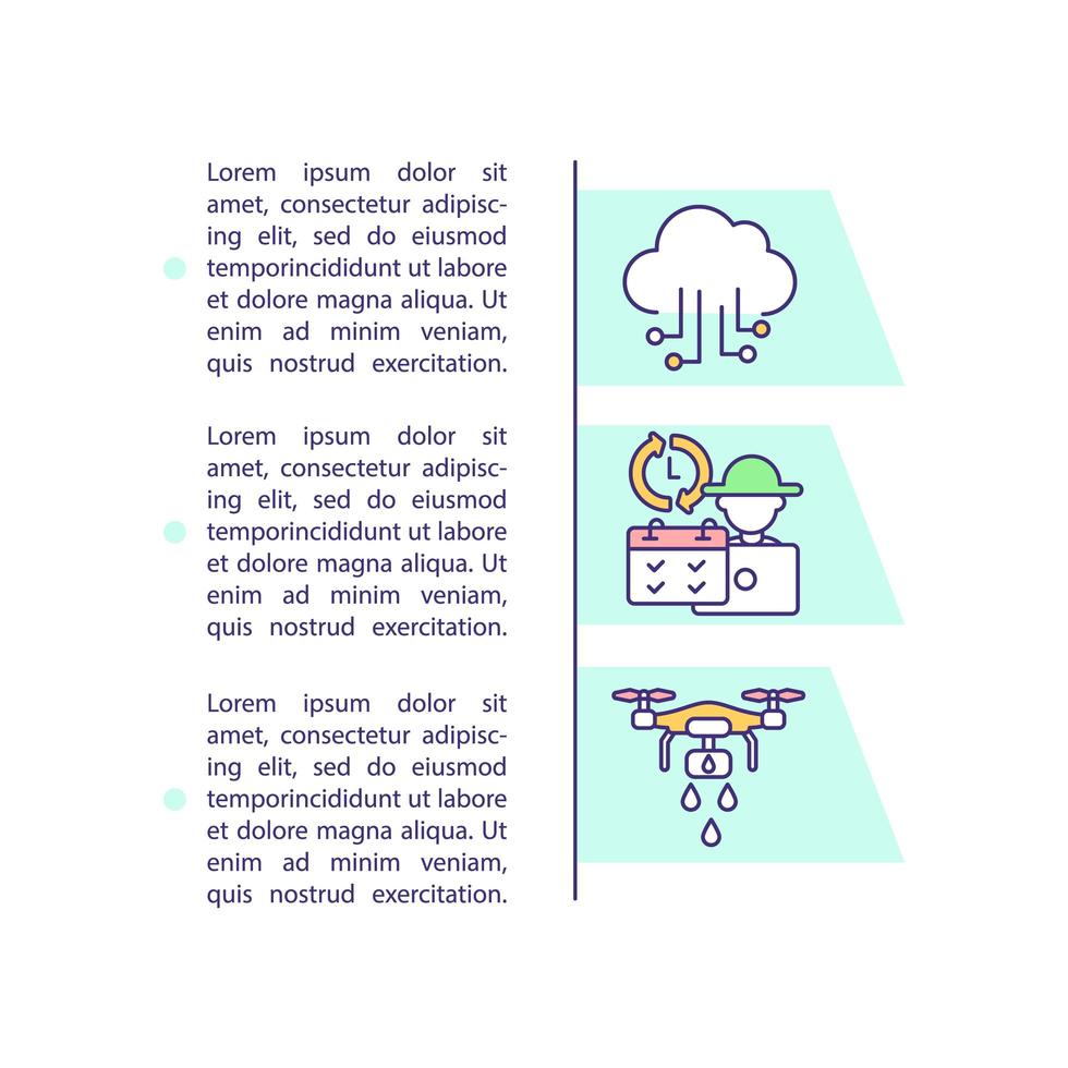 Agriculture innovation concept icon with text vector