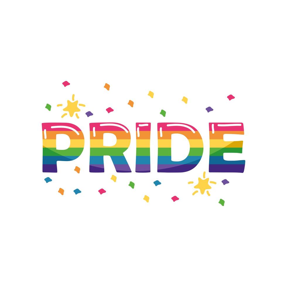 label pride gay on white background vector