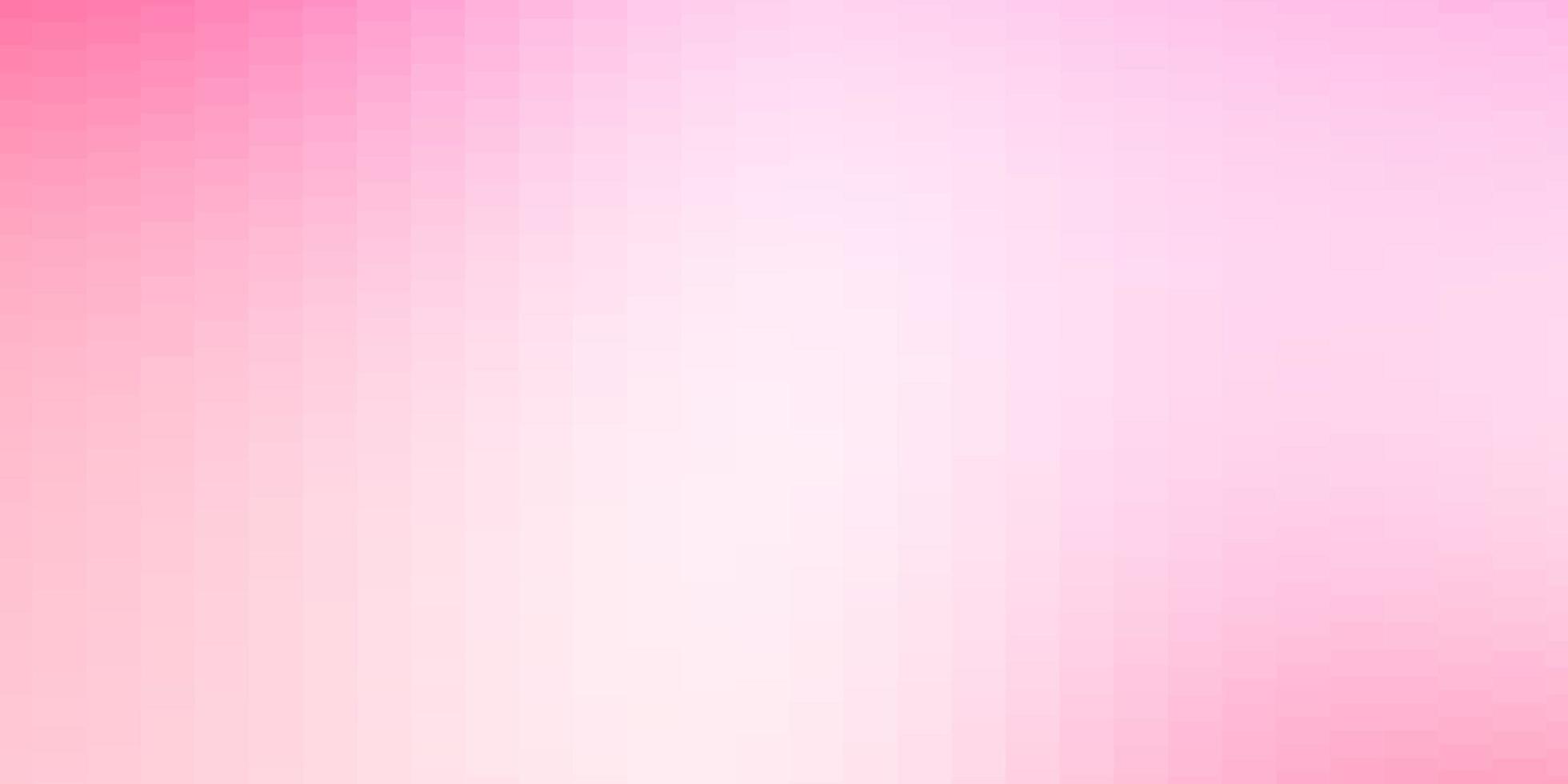 textura de vector de color rosa claro, amarillo en estilo rectangular.