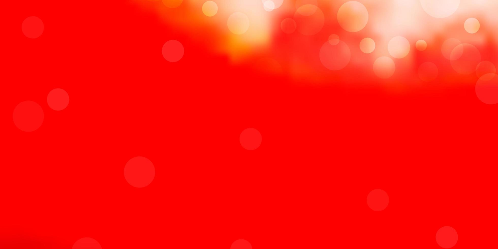 Light Red vector template with circles.