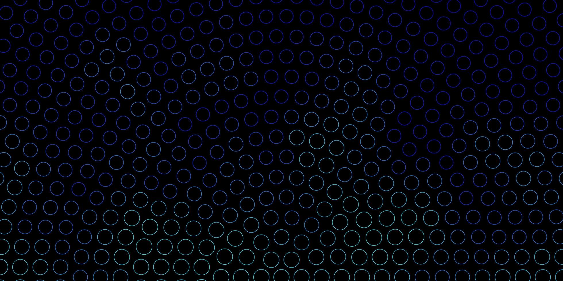 Dark BLUE vector pattern with spheres.
