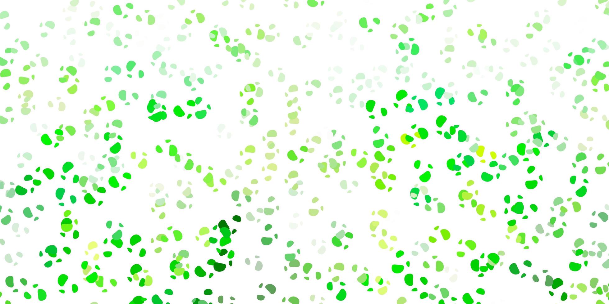 Light green, yellow vector template with abstract forms.