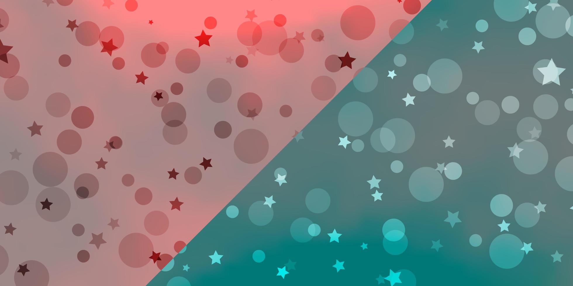 Vector background with circles, stars.