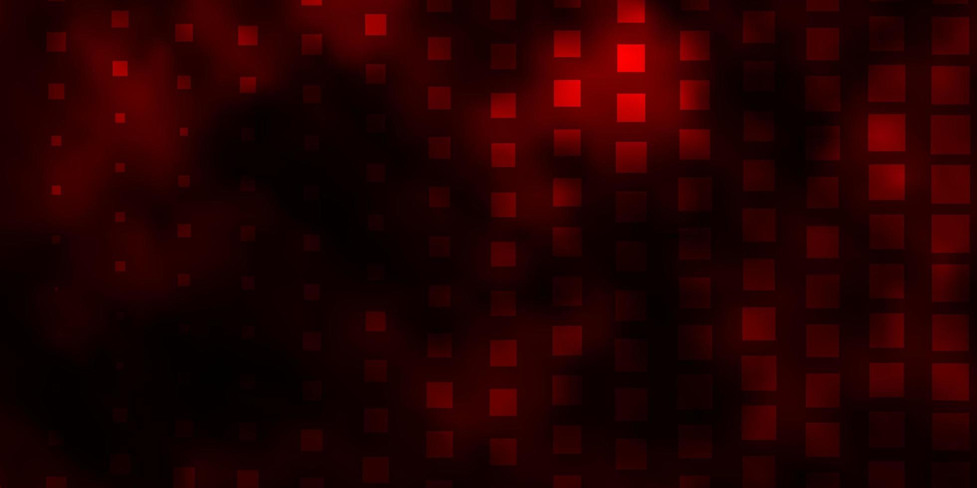textura de vector rojo oscuro en estilo rectangular.