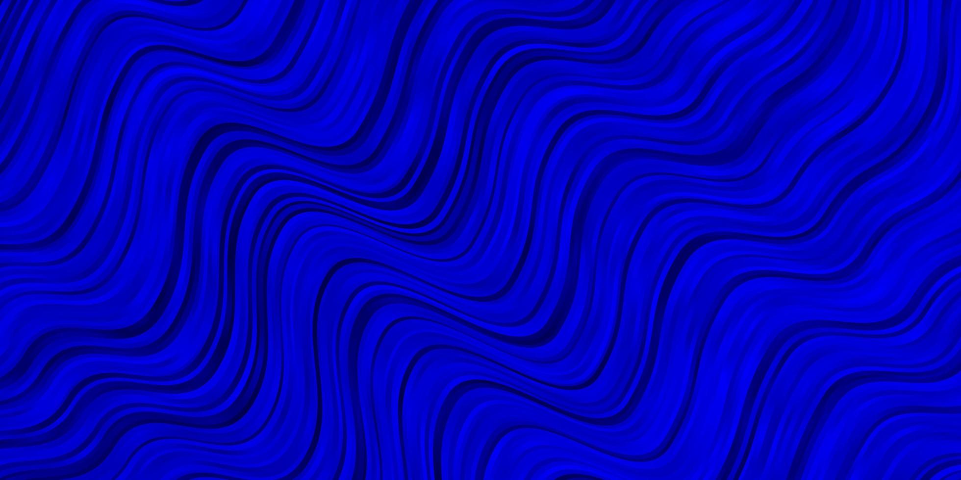 diseño de vector azul claro con curvas.