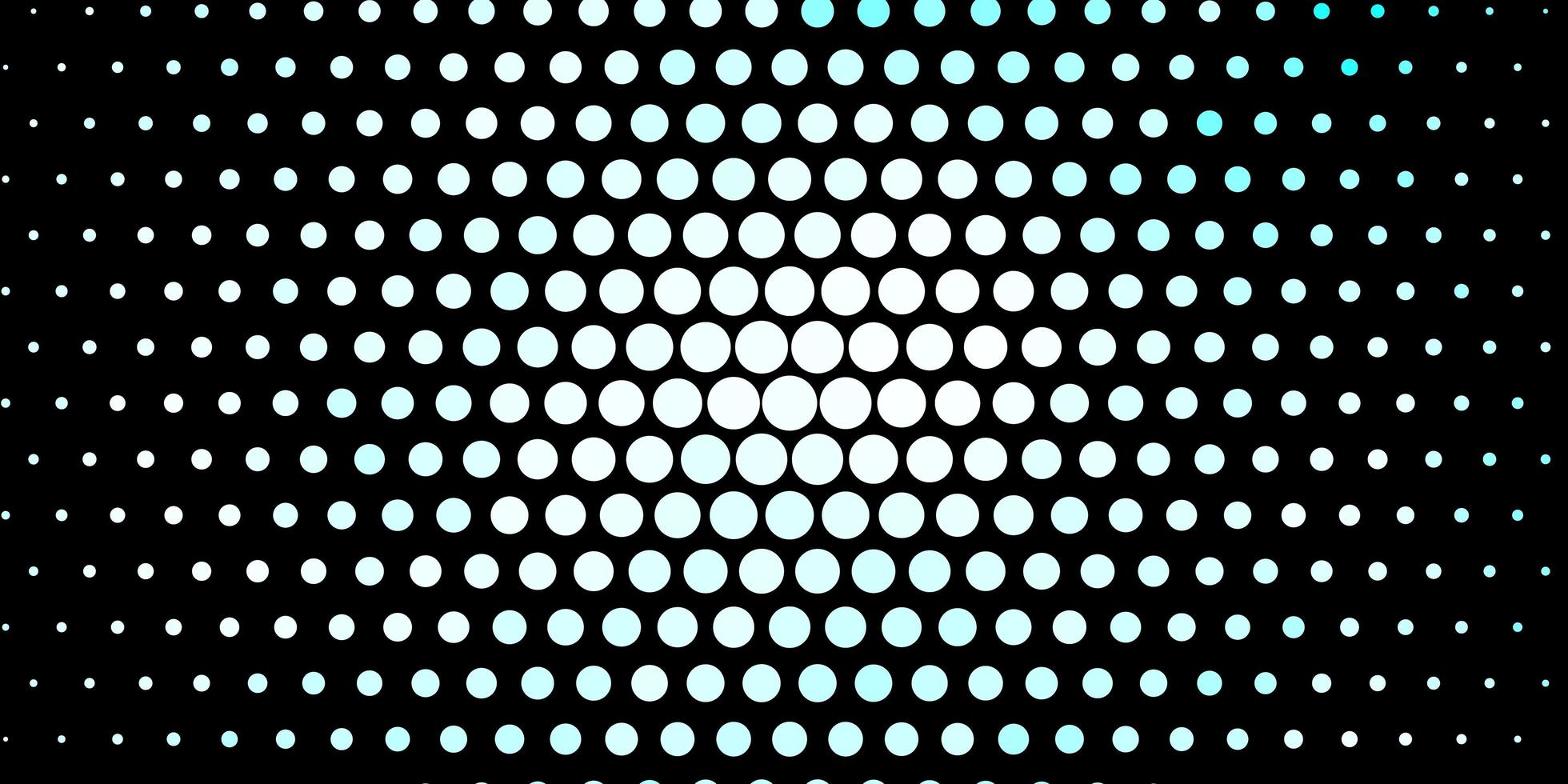 Dark BLUE vector pattern with circles.