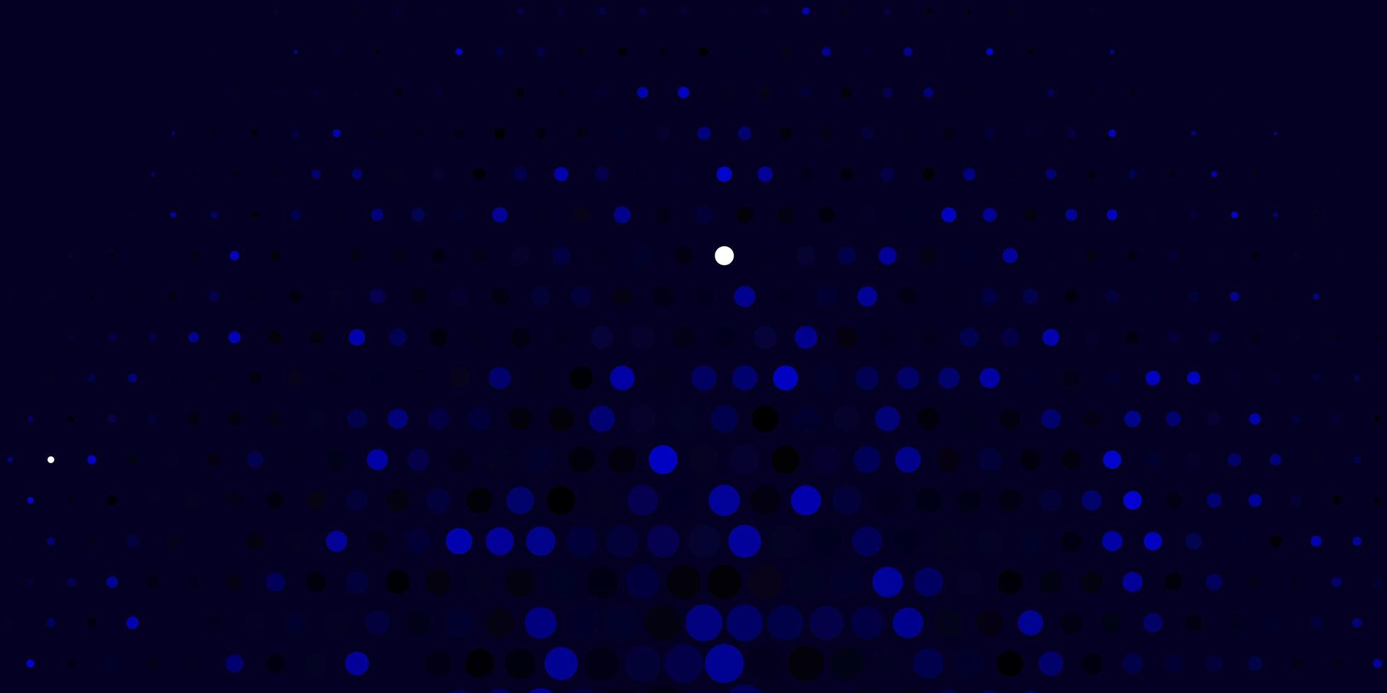 Dark BLUE vector pattern with spheres.