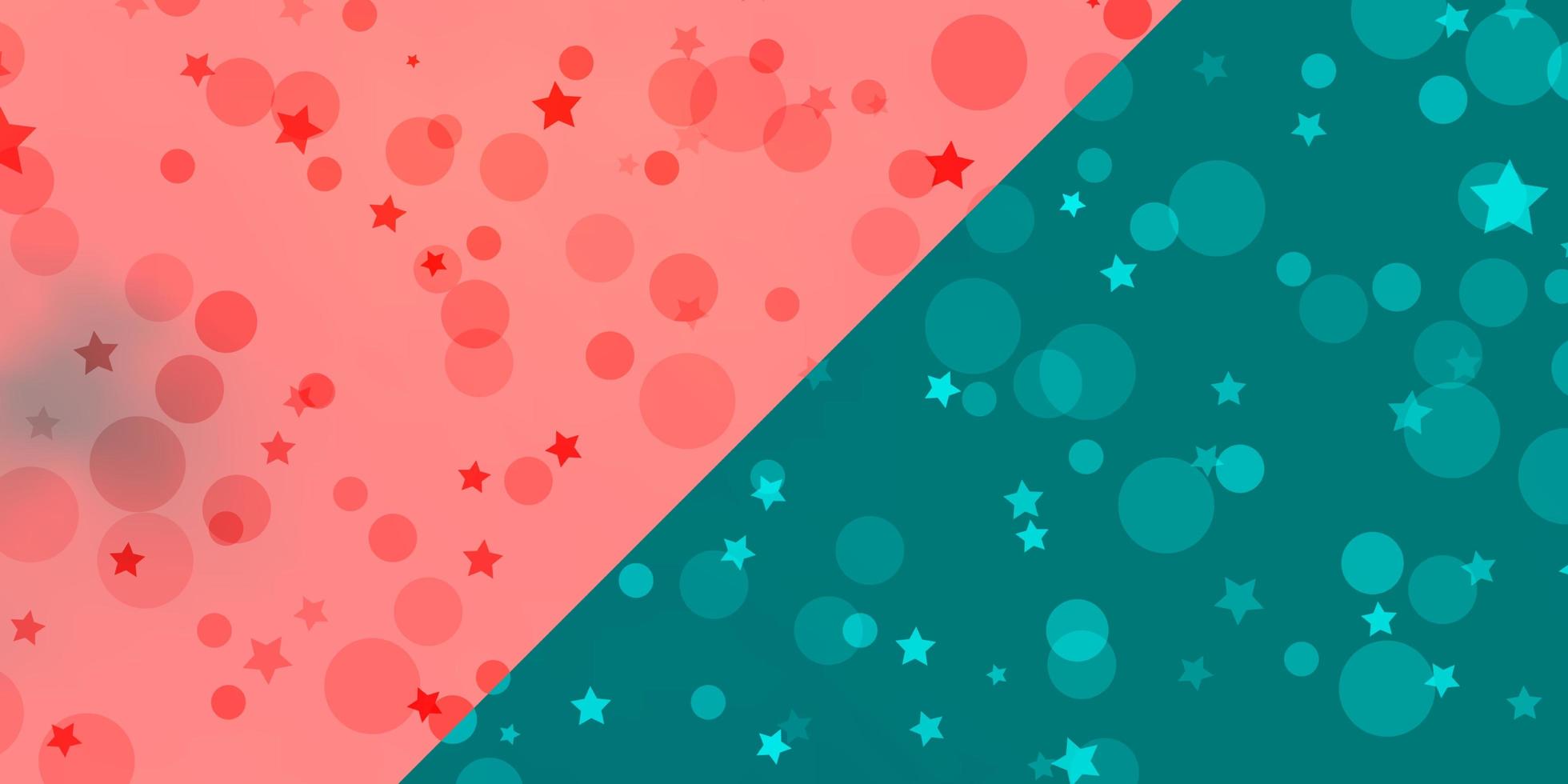 Vector background with circles, stars.