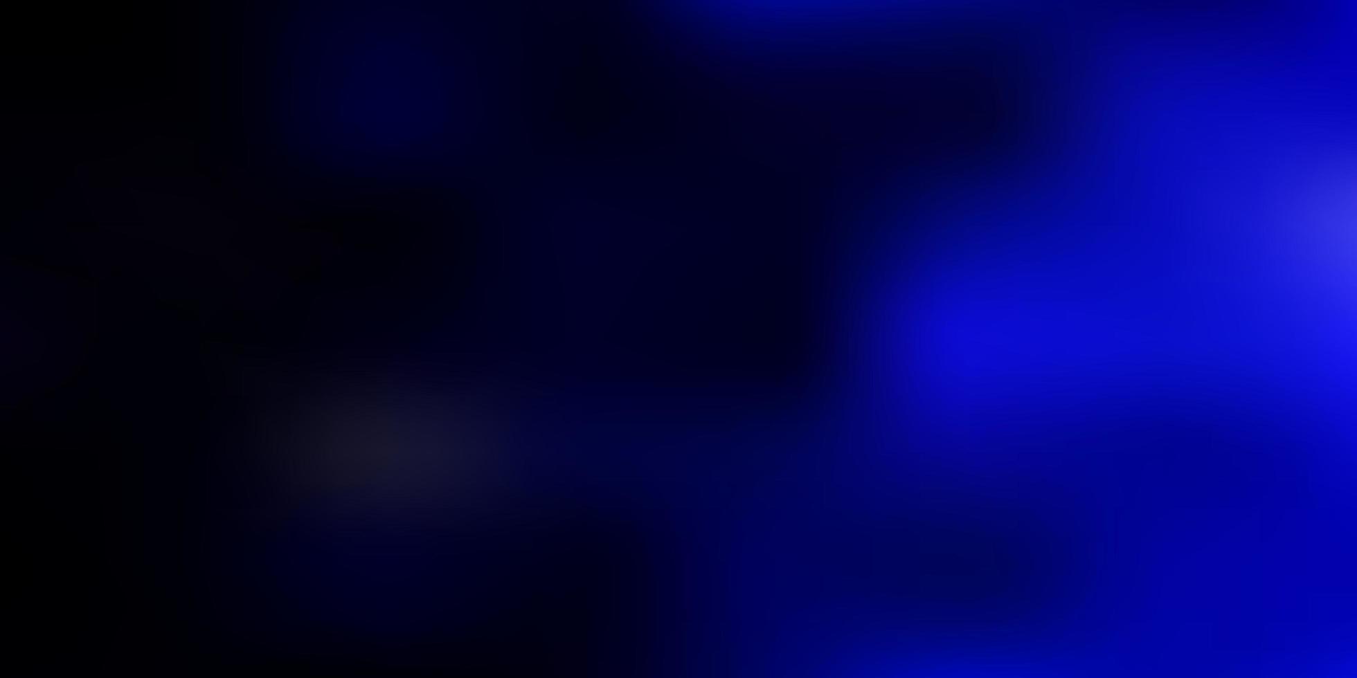 Dark blue vector abstract blur backdrop.