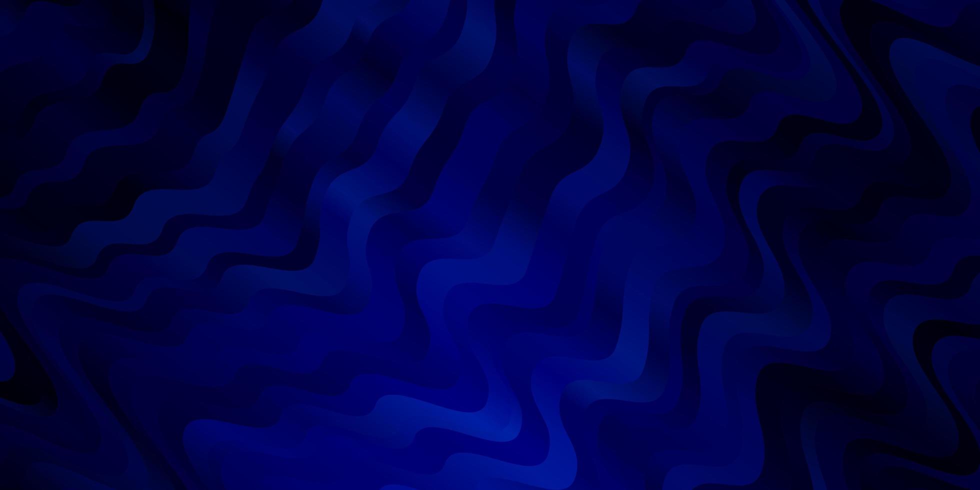 Dark BLUE vector texture with wry lines.