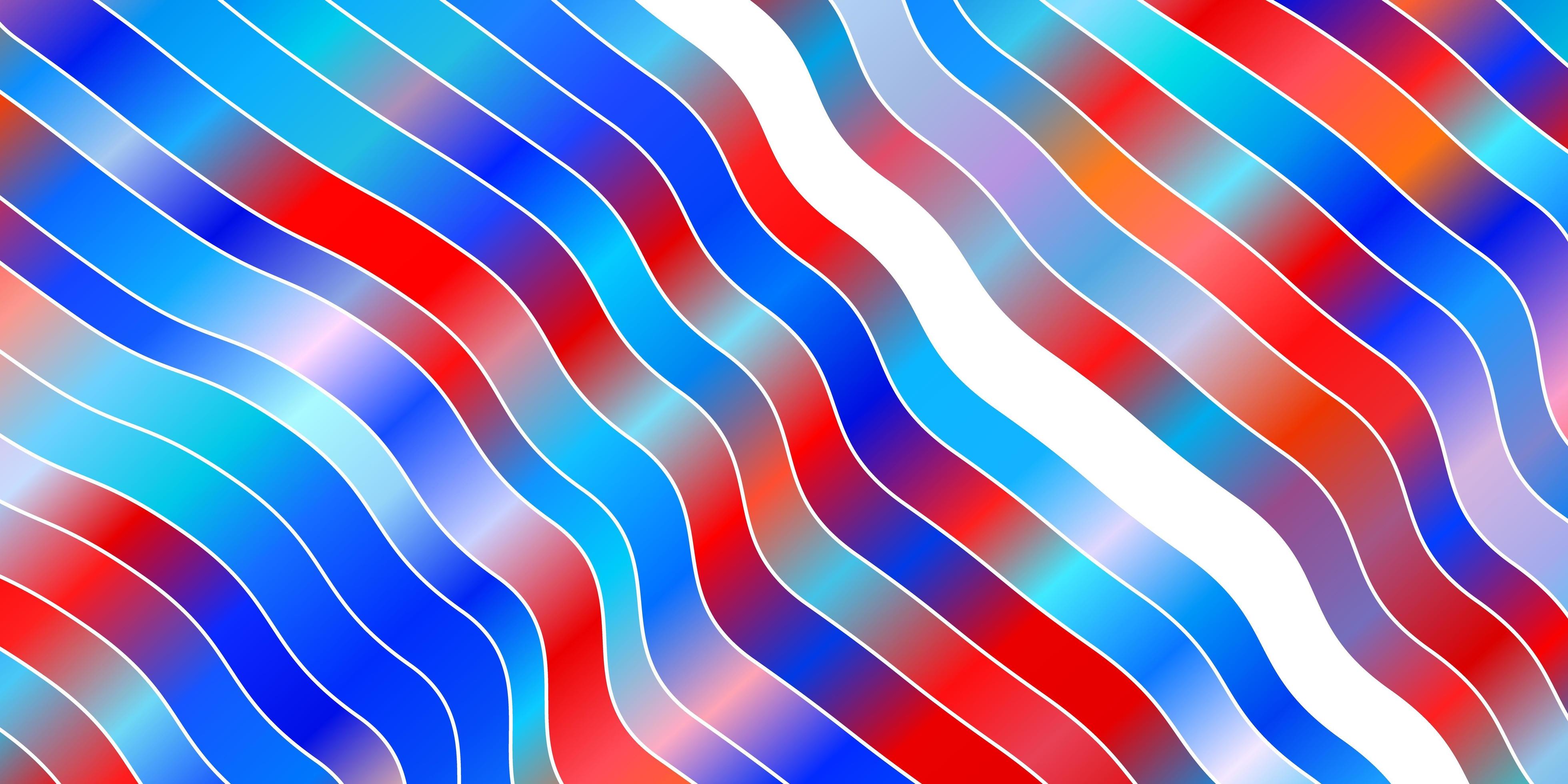 Light Blue, Red vector background with curves. 1940790 Vector Art at