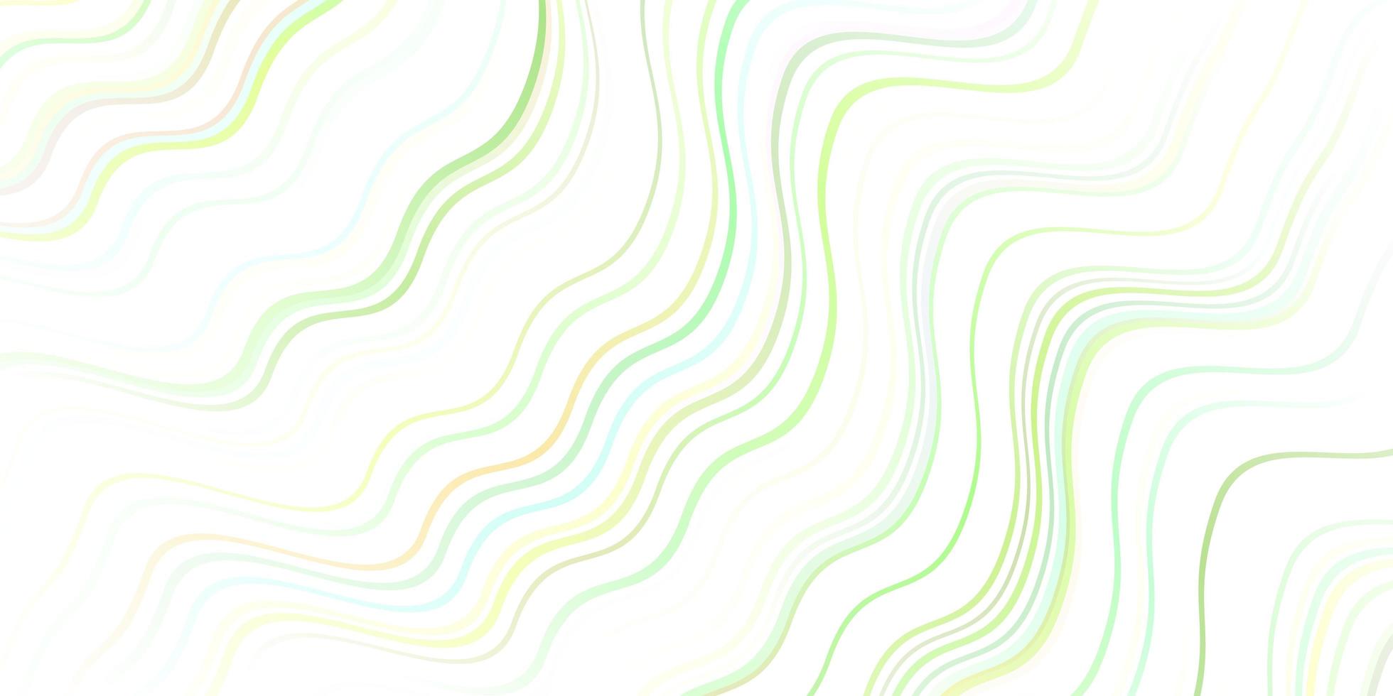 Light Green vector background with wry lines.