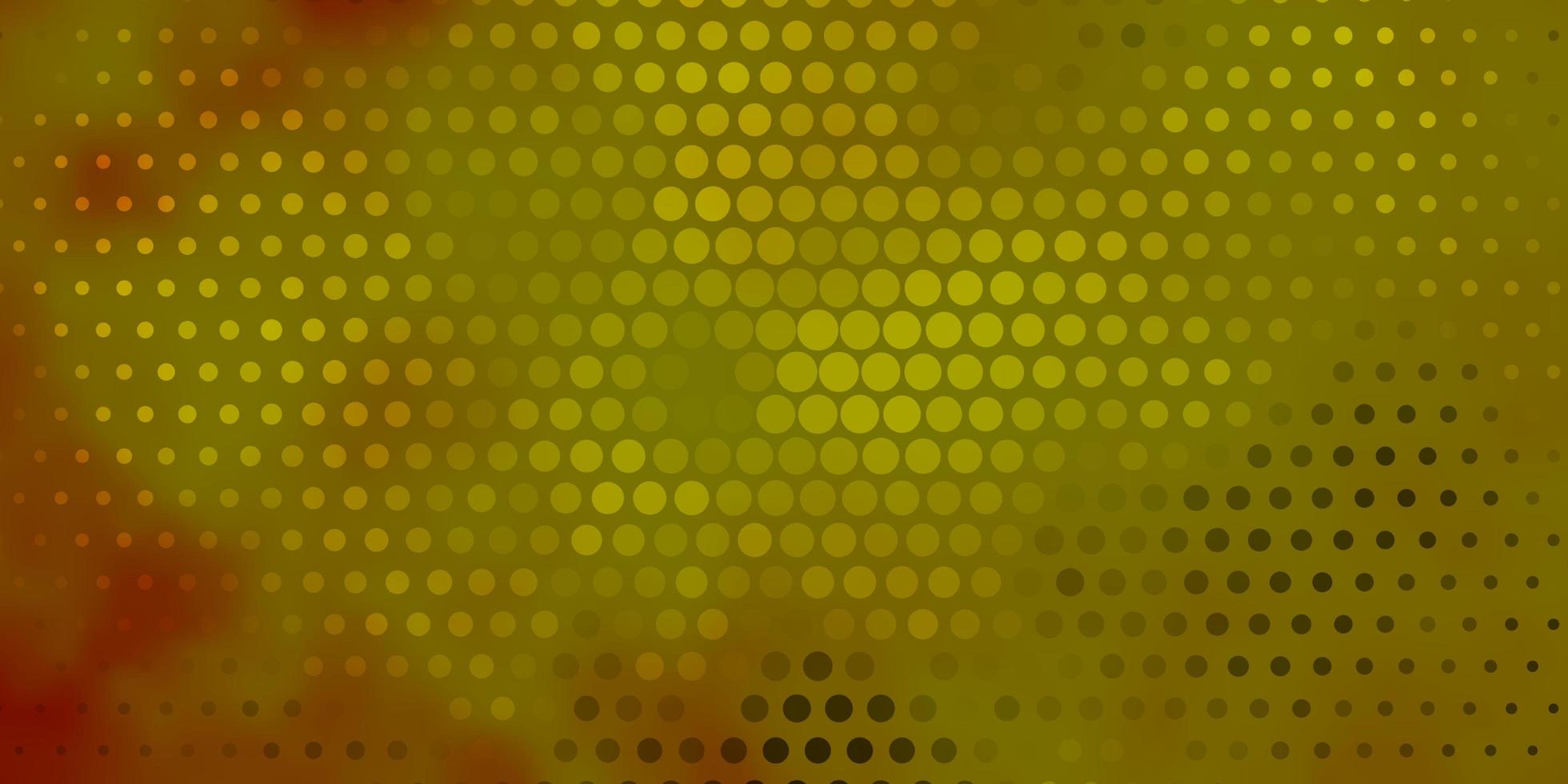 Light Yellow vector background with spots.