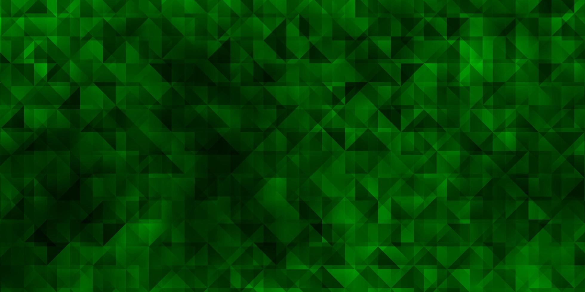 Fondo de vector verde claro con estilo poligonal.