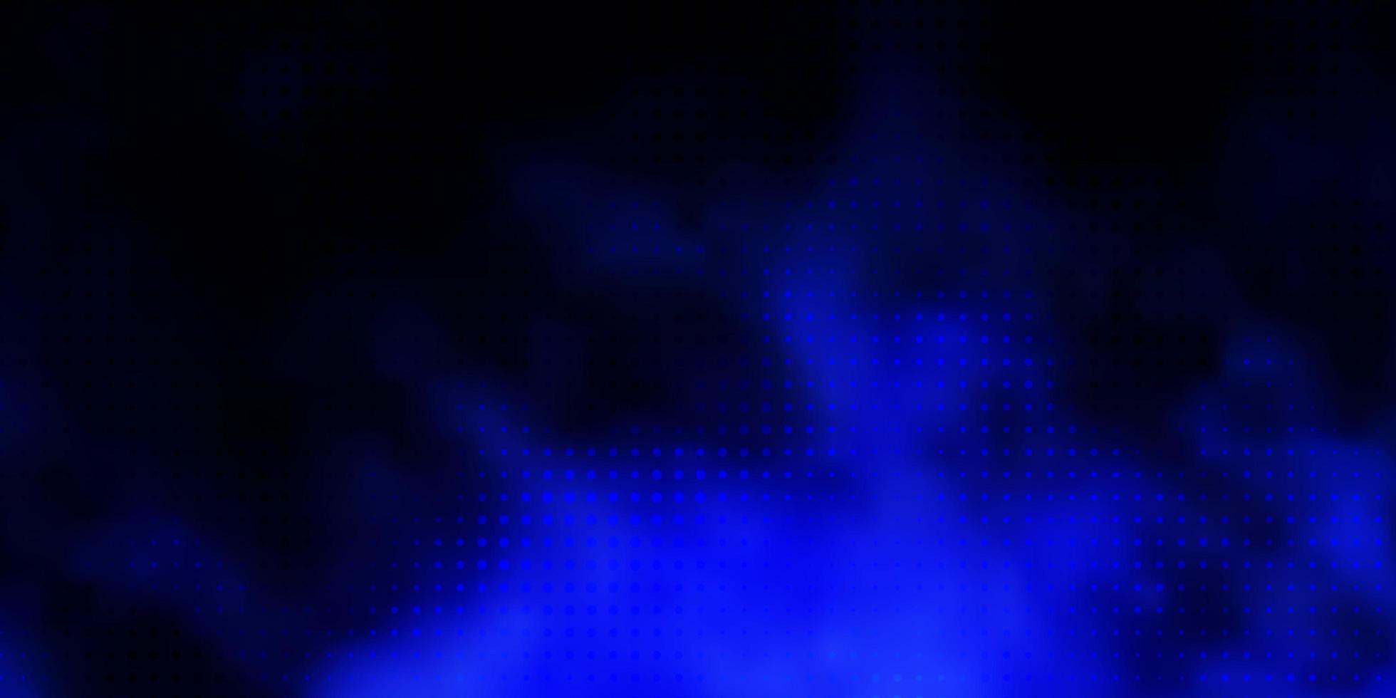 Dark BLUE vector pattern with spheres.