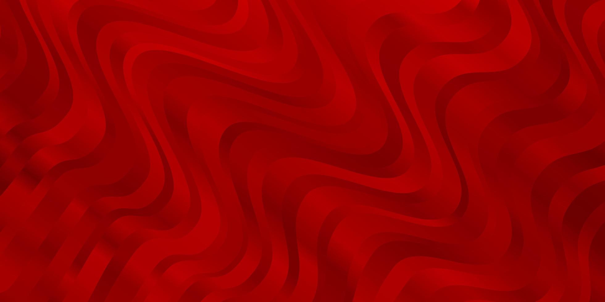 textura de vector rojo claro con arco circular.