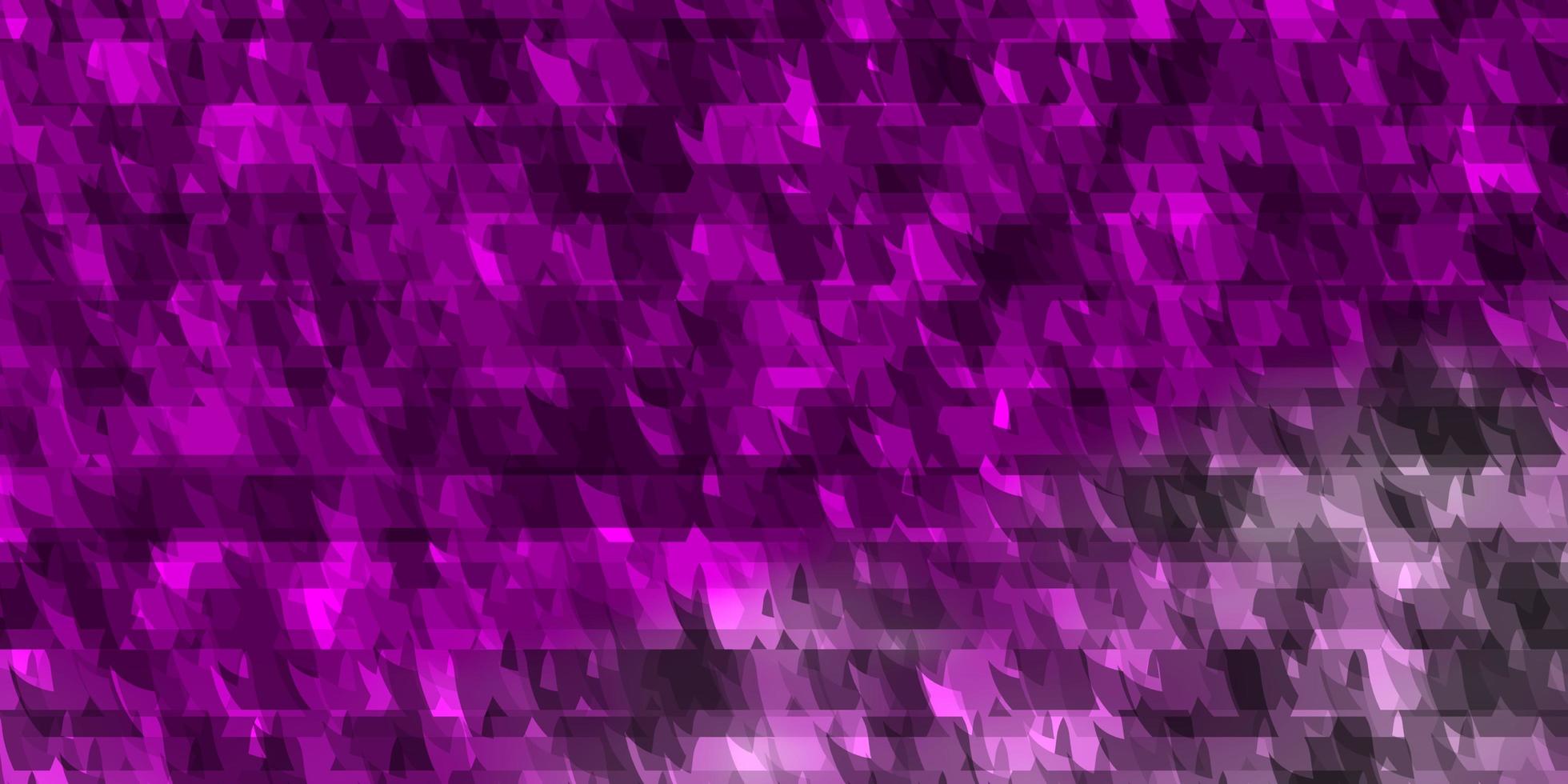 Light Purple, Pink vector pattern with lines, triangles.