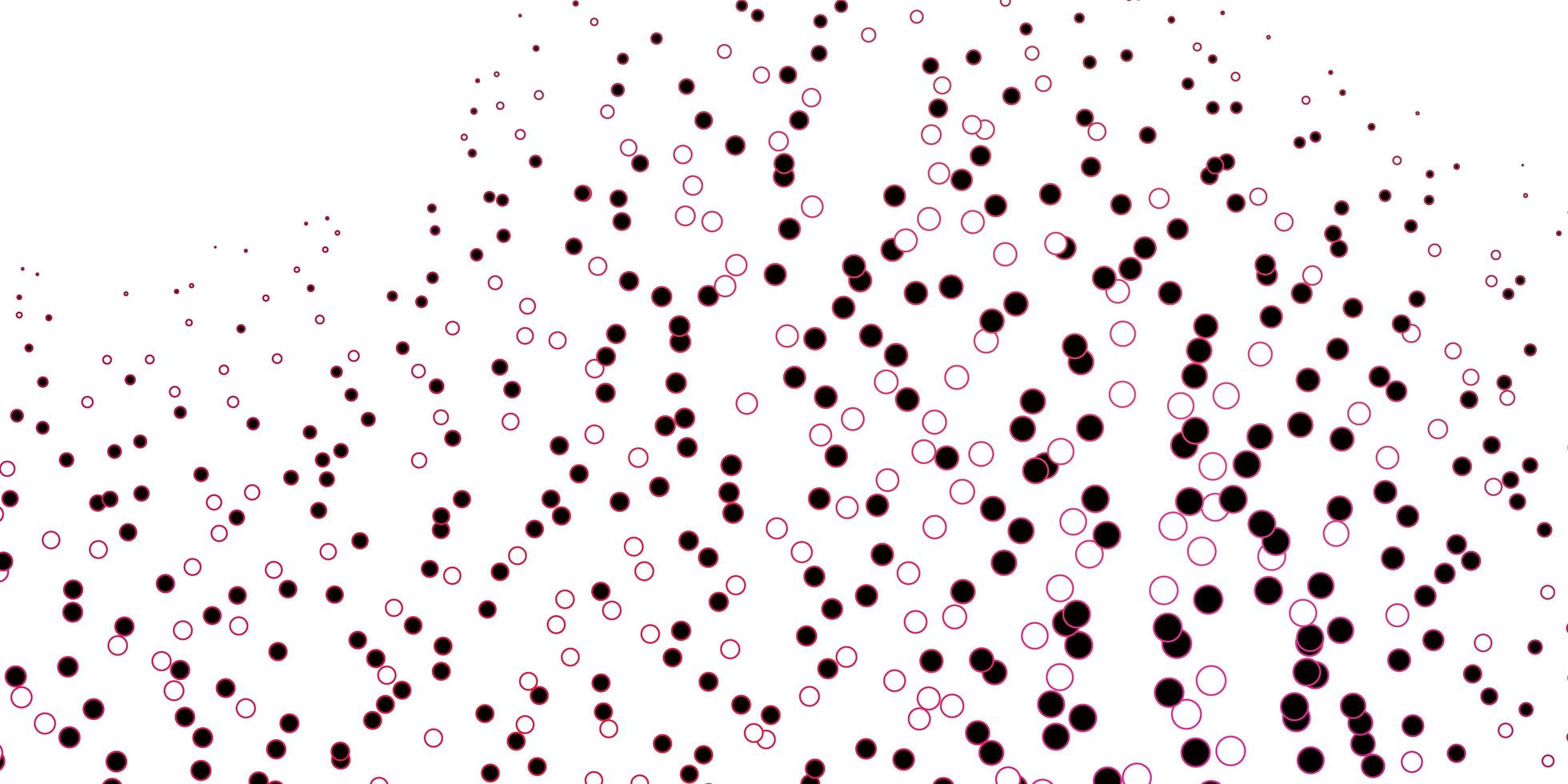 Dark Red vector texture with disks.