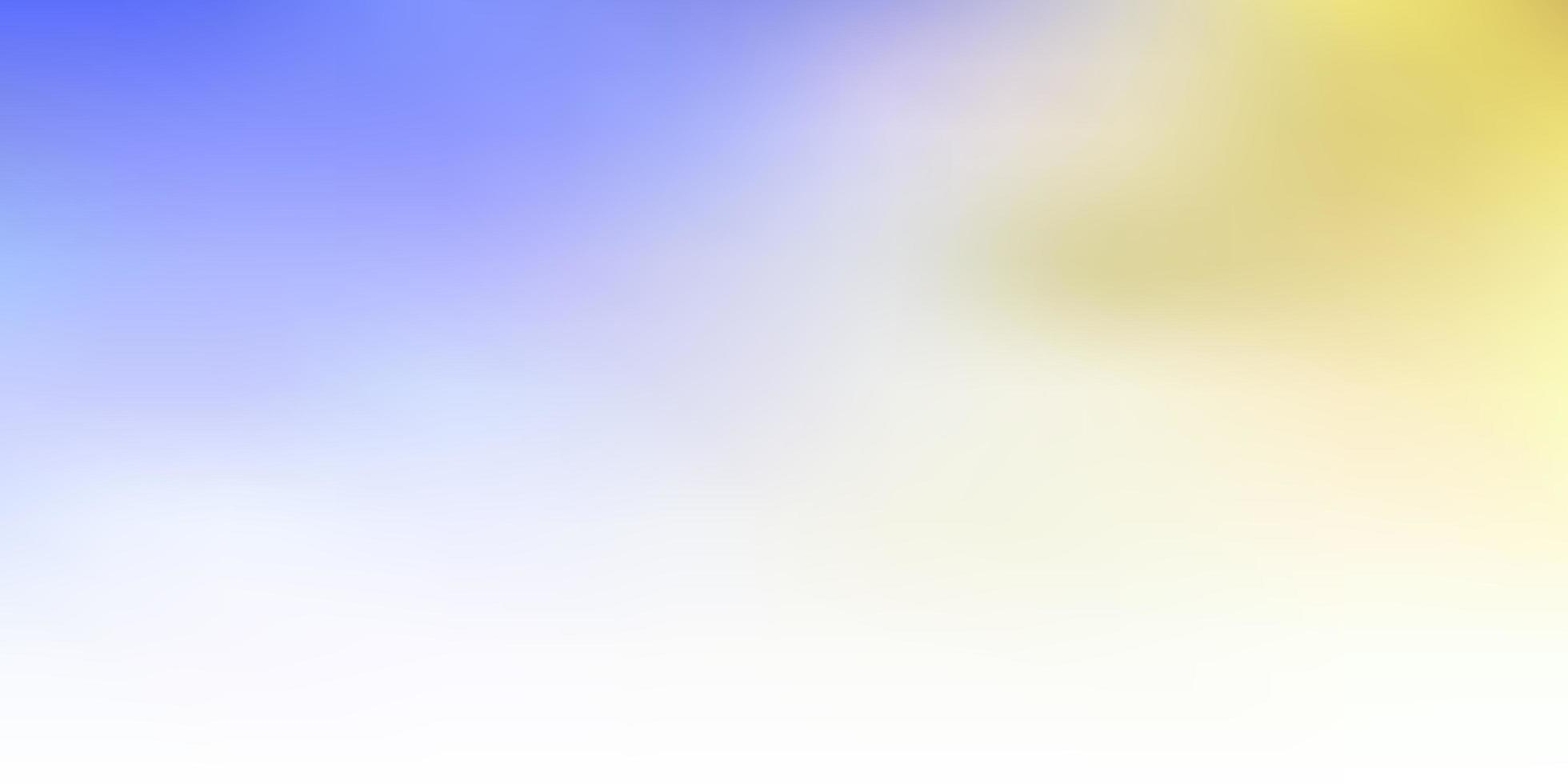 Light blue, yellow vector blur background.