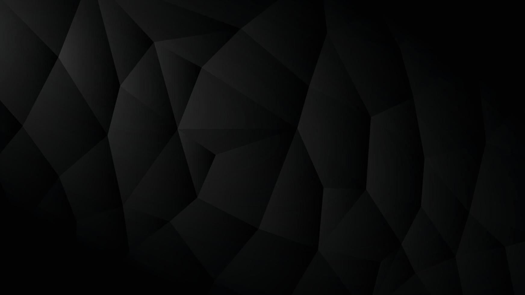 Background image with surface of triangles connected in a dark tone. vector