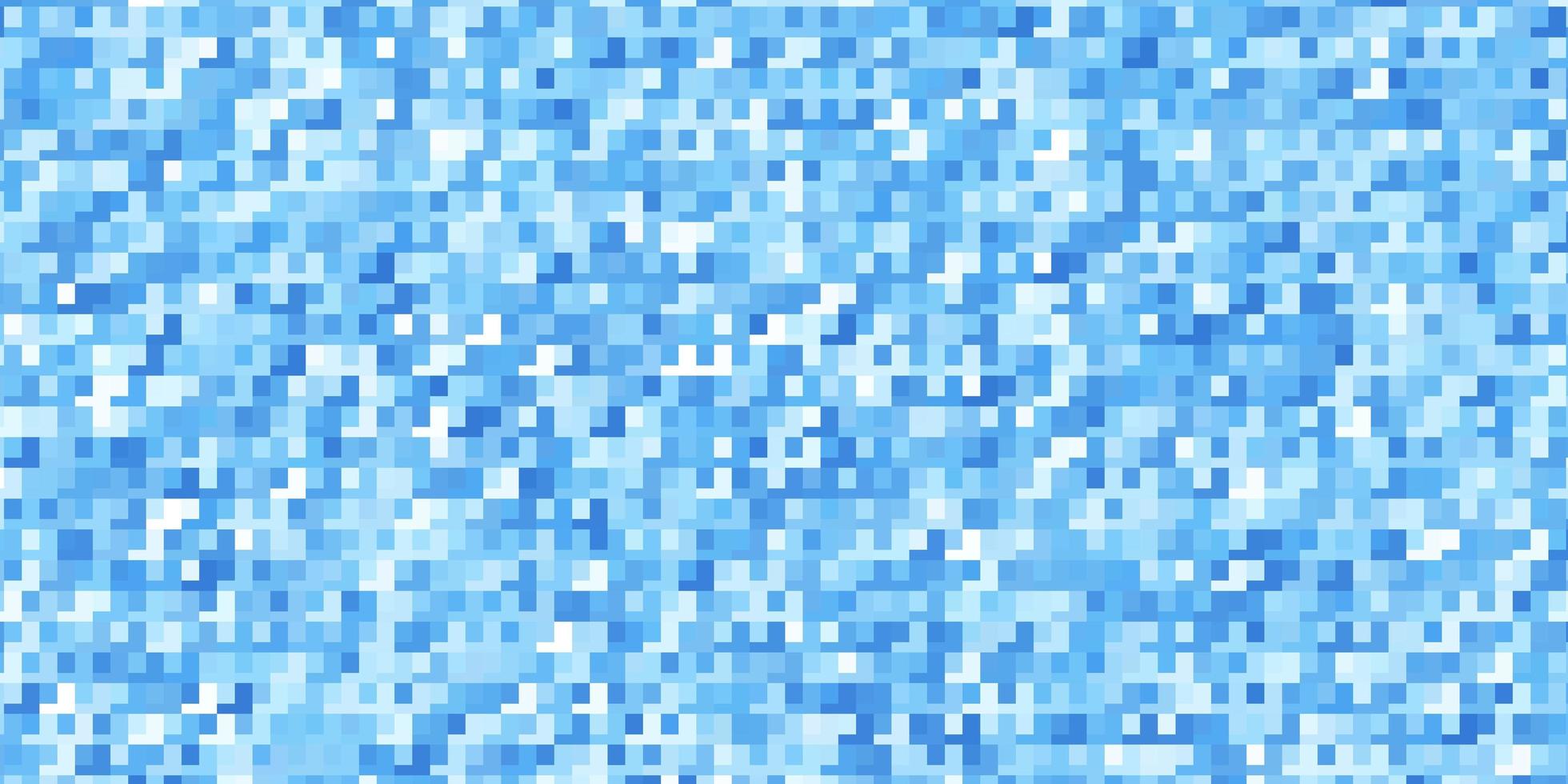 textura de vector azul claro en estilo rectangular.