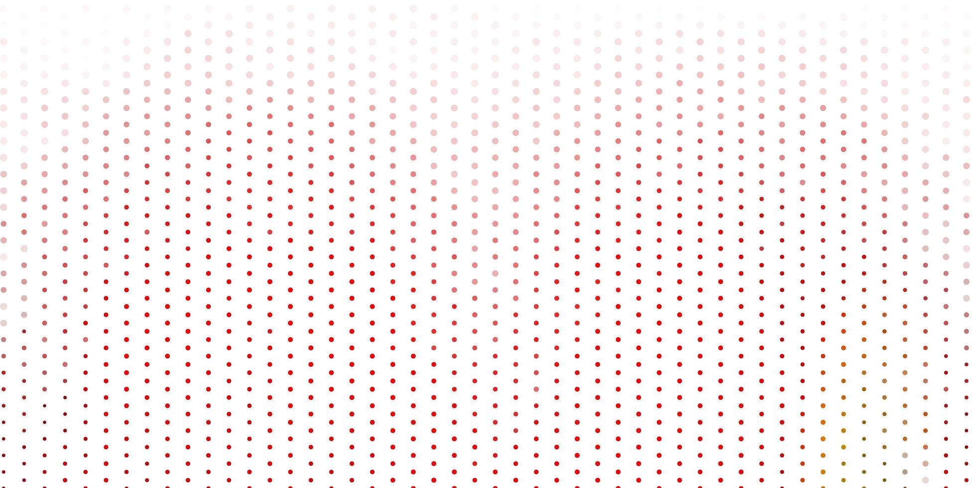 Light green, red vector background with spots.