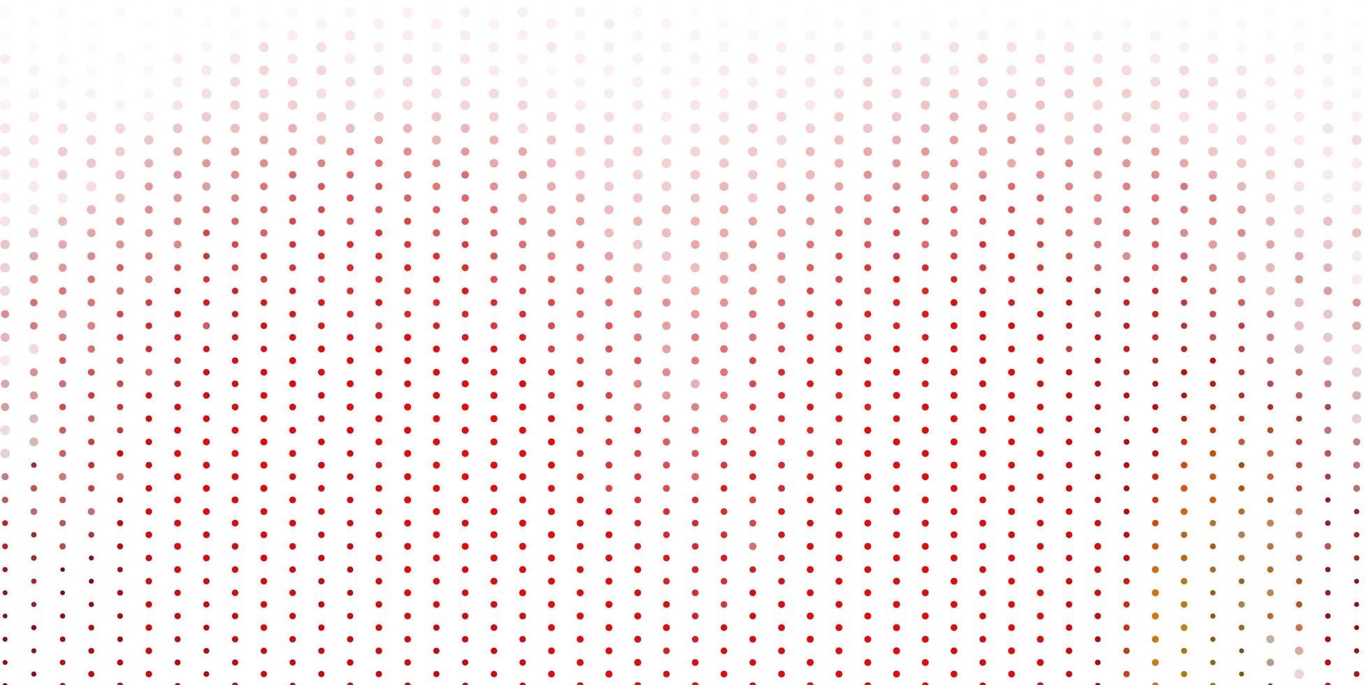 Light green, red vector background with spots.