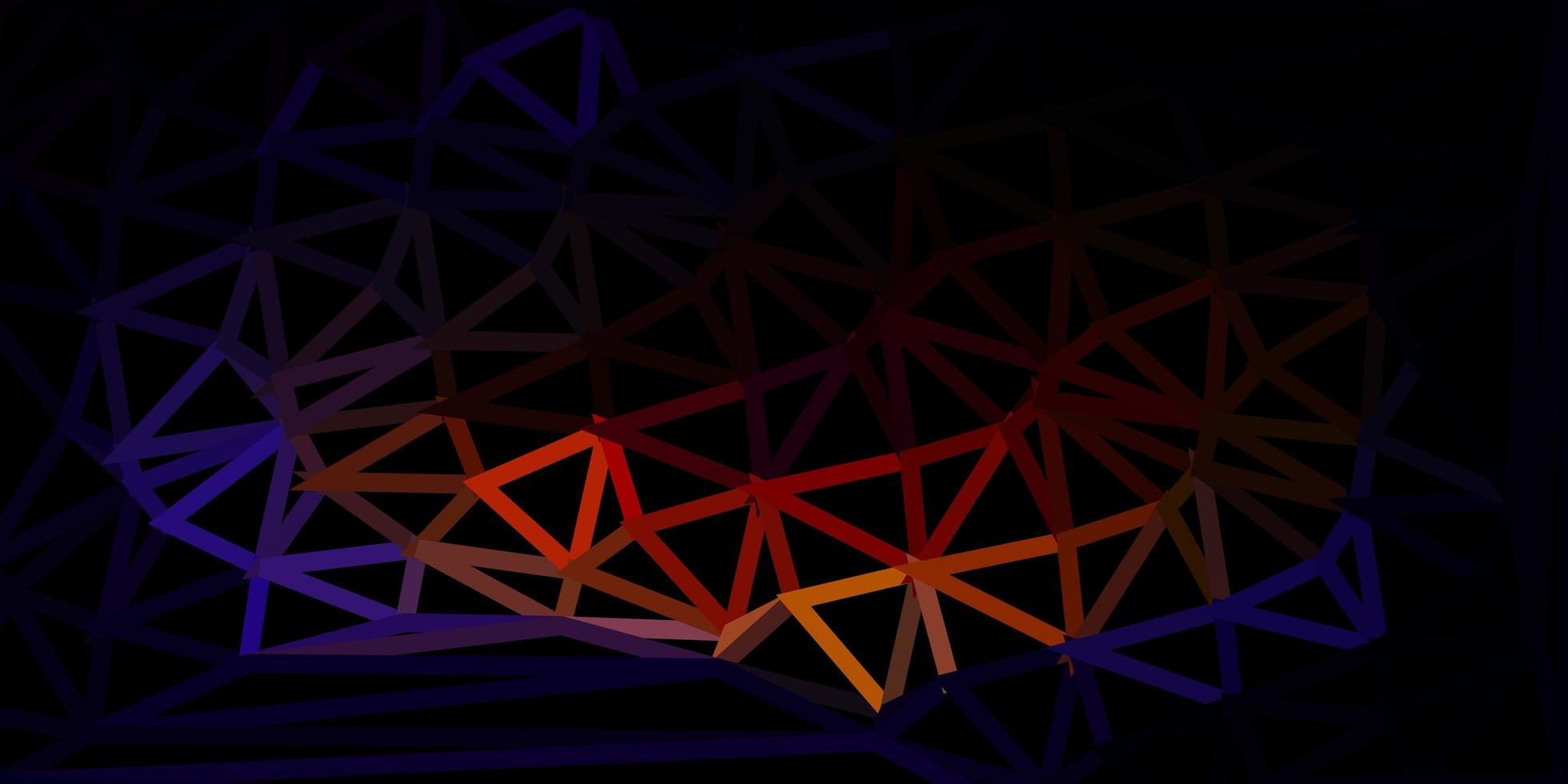 Dark multicolor vector triangle mosaic background.