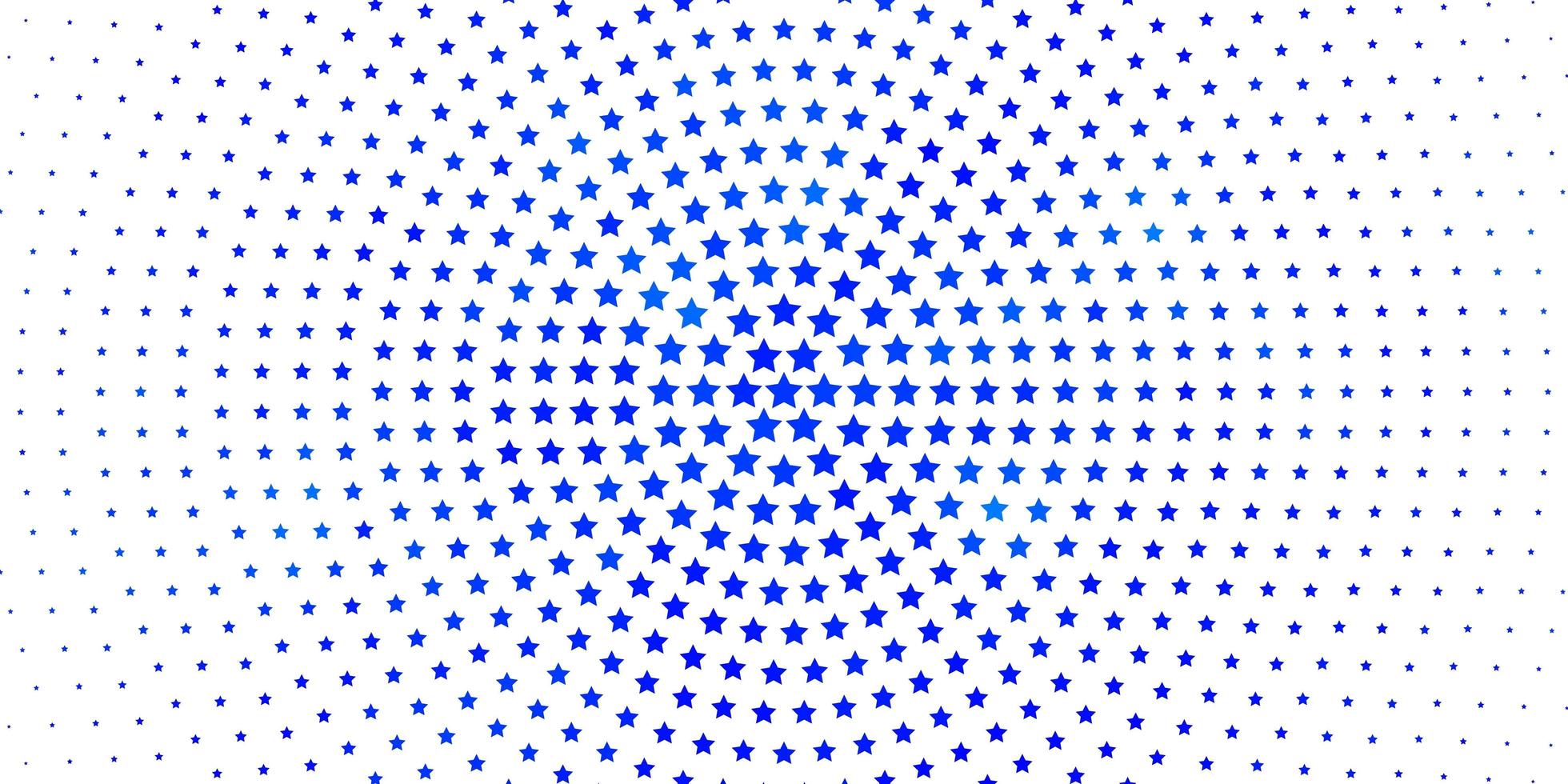 Light BLUE vector pattern with abstract stars.