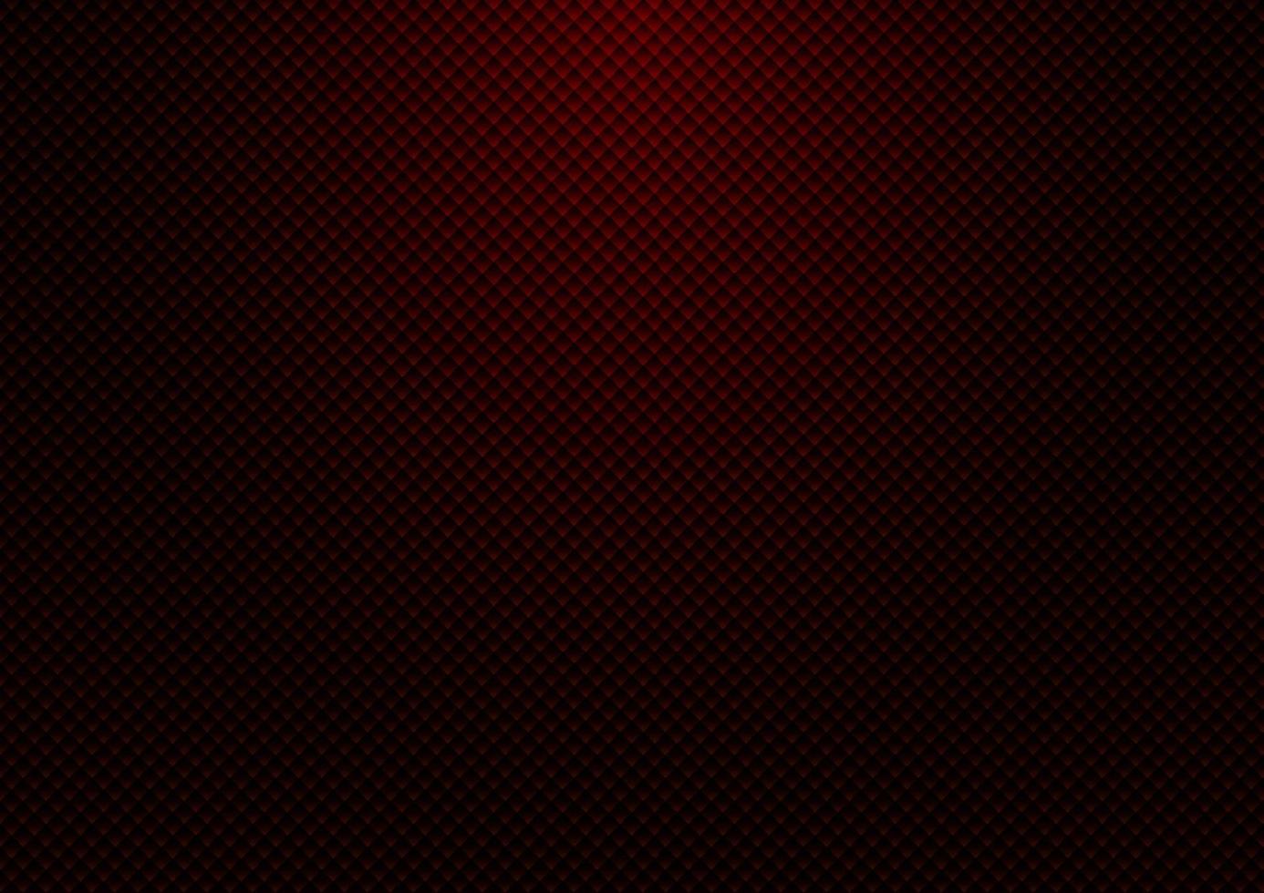 Fondo de cuadrícula de patrón cuadrado rojo rayado abstracto y textura con iluminación. vector