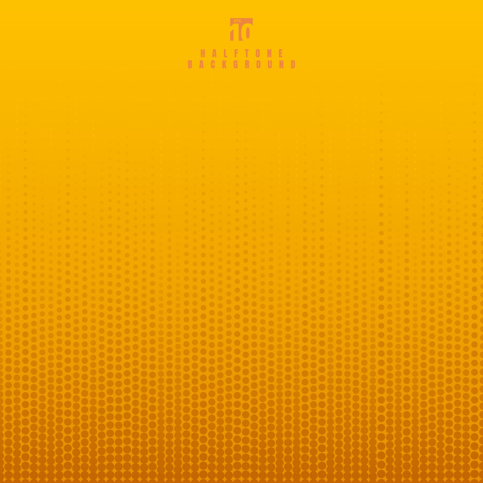 Yellow mustard color halftone dots background 1941581 Vector Art at