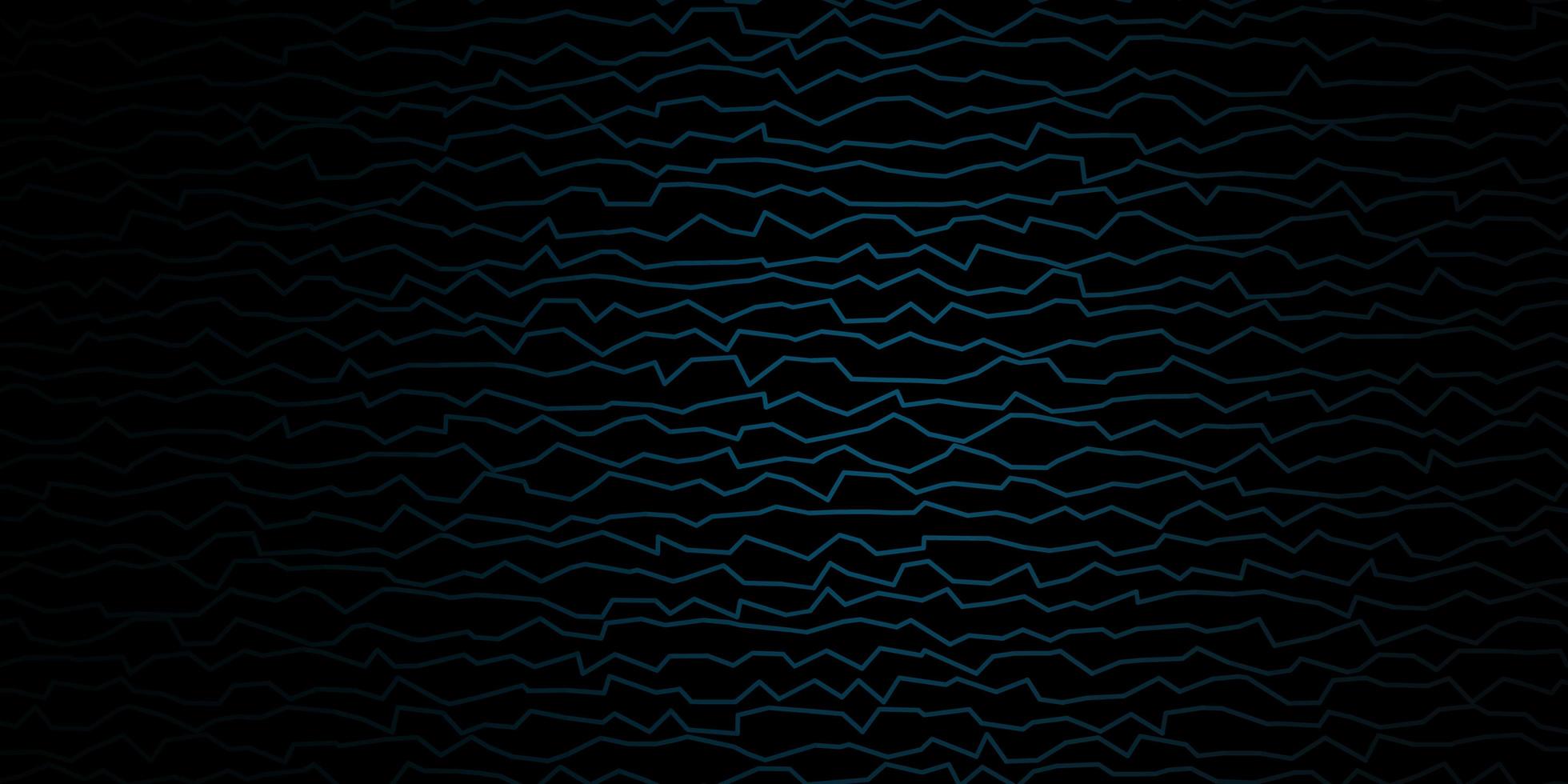 Dark BLUE vector background with lines.