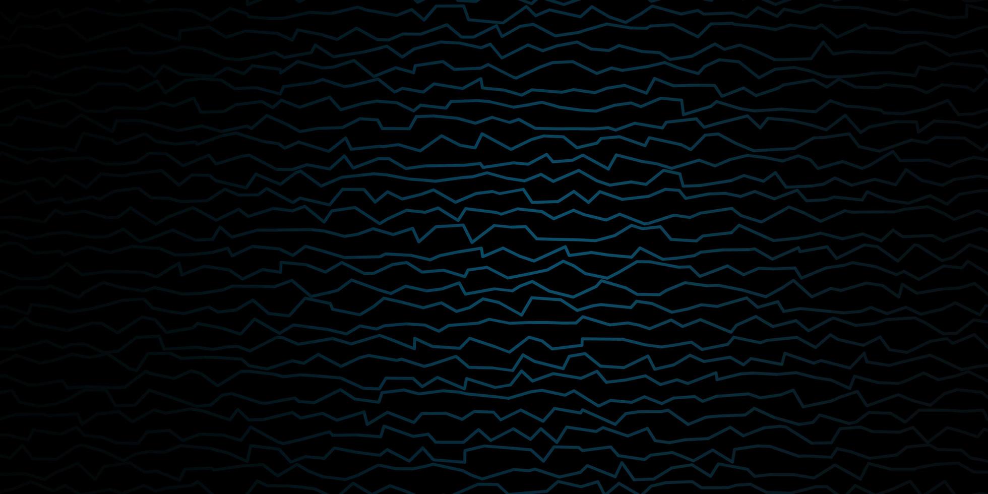 Dark BLUE vector background with lines.