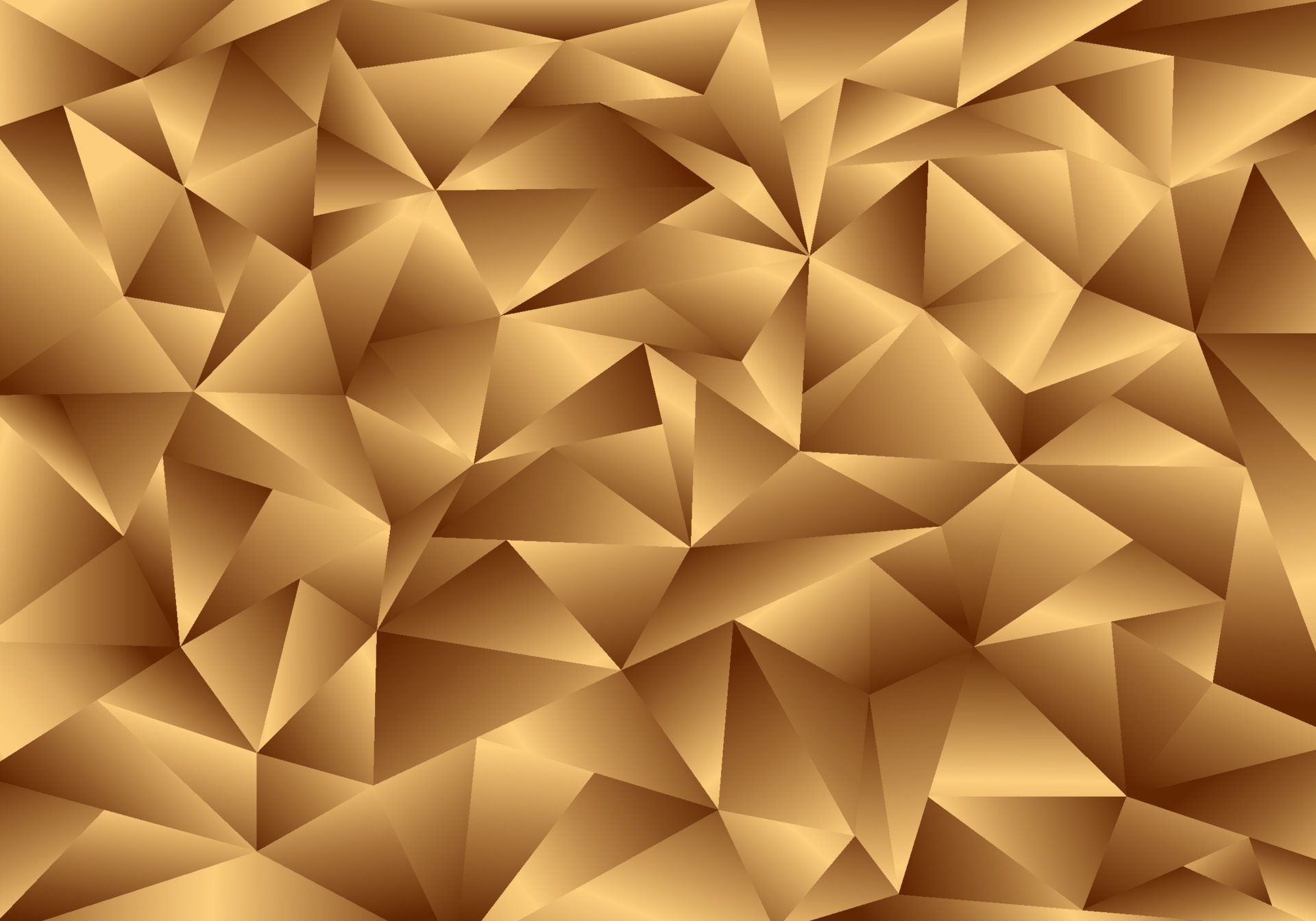 3D golden polygon background and texture. Low poly gold pattern. 1941695  Vector Art at Vecteezy