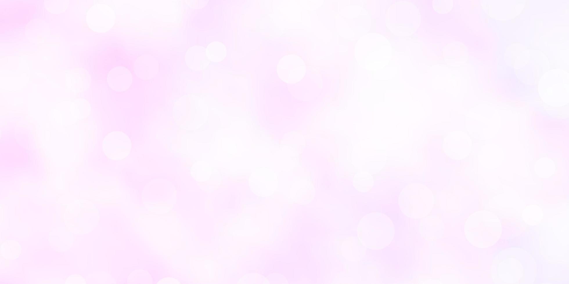 Light Purple vector texture with circles.