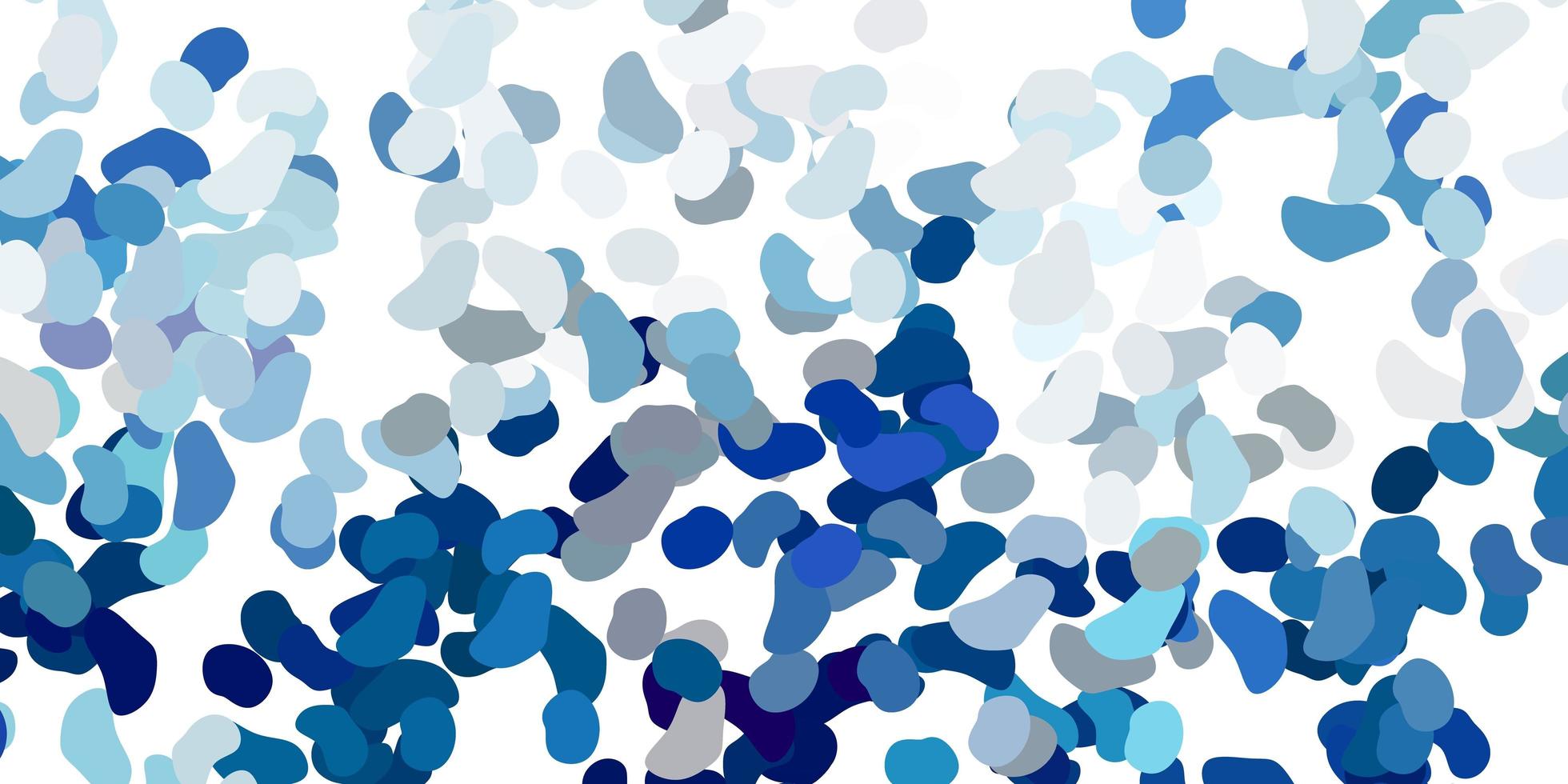 Light blue vector pattern with abstract shapes.
