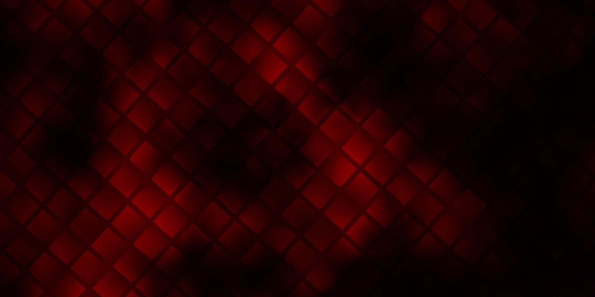 Dark Red vector background with rectangles.