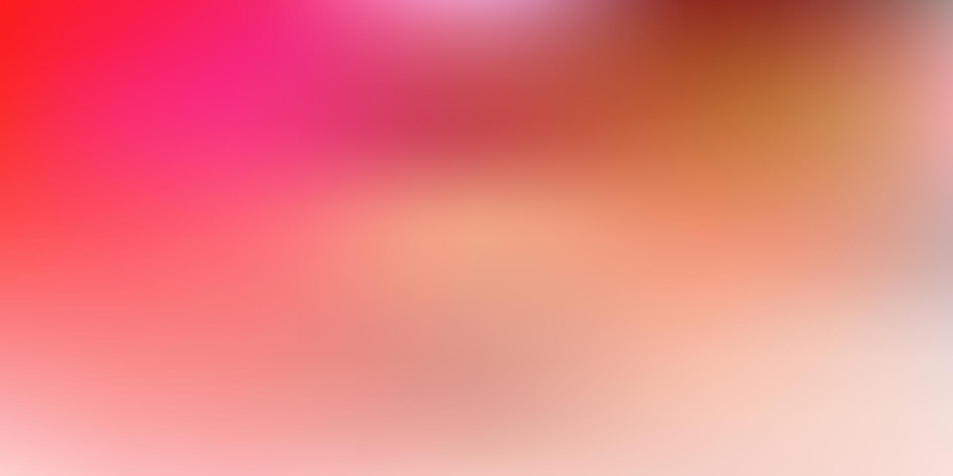 Light red, yellow vector abstract blur template.