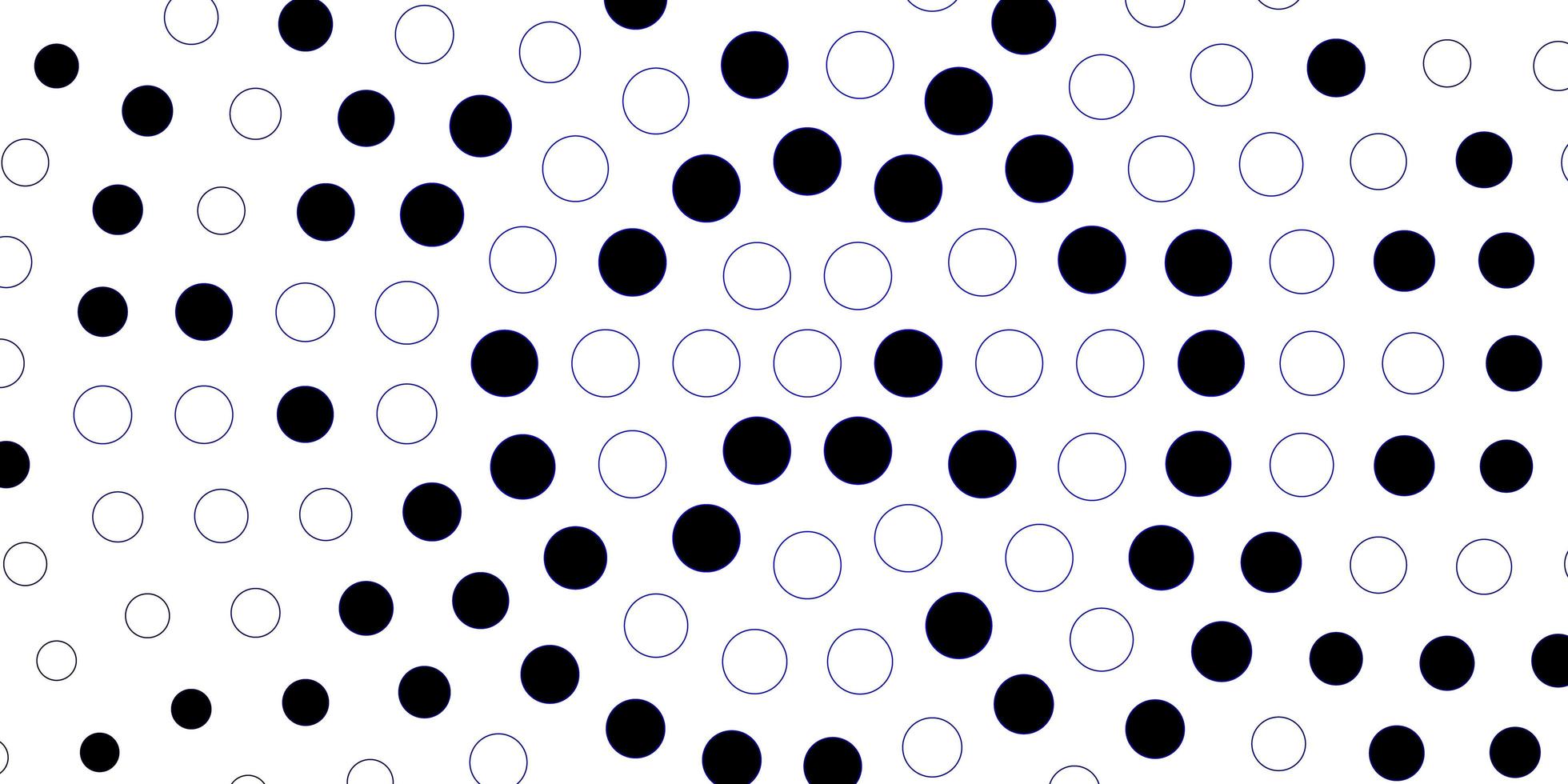 Dark BLUE vector template with circles.