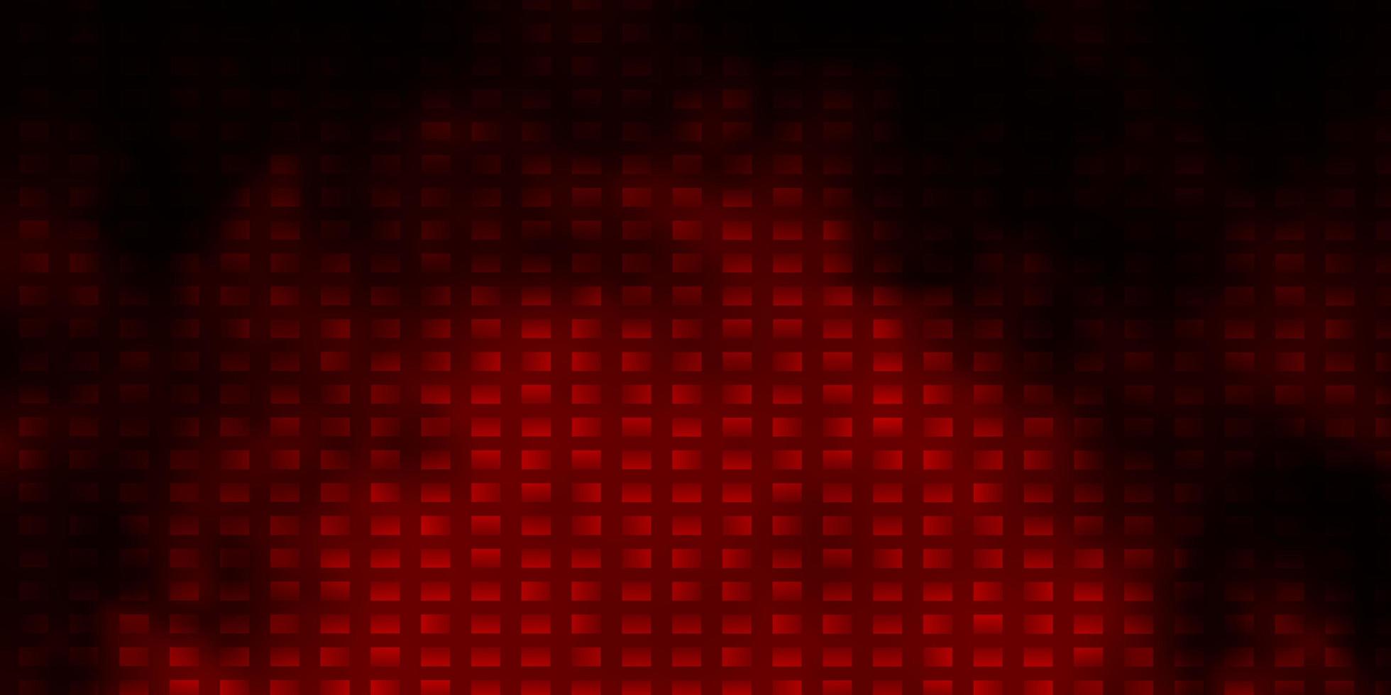 textura de vector rojo oscuro en estilo rectangular.