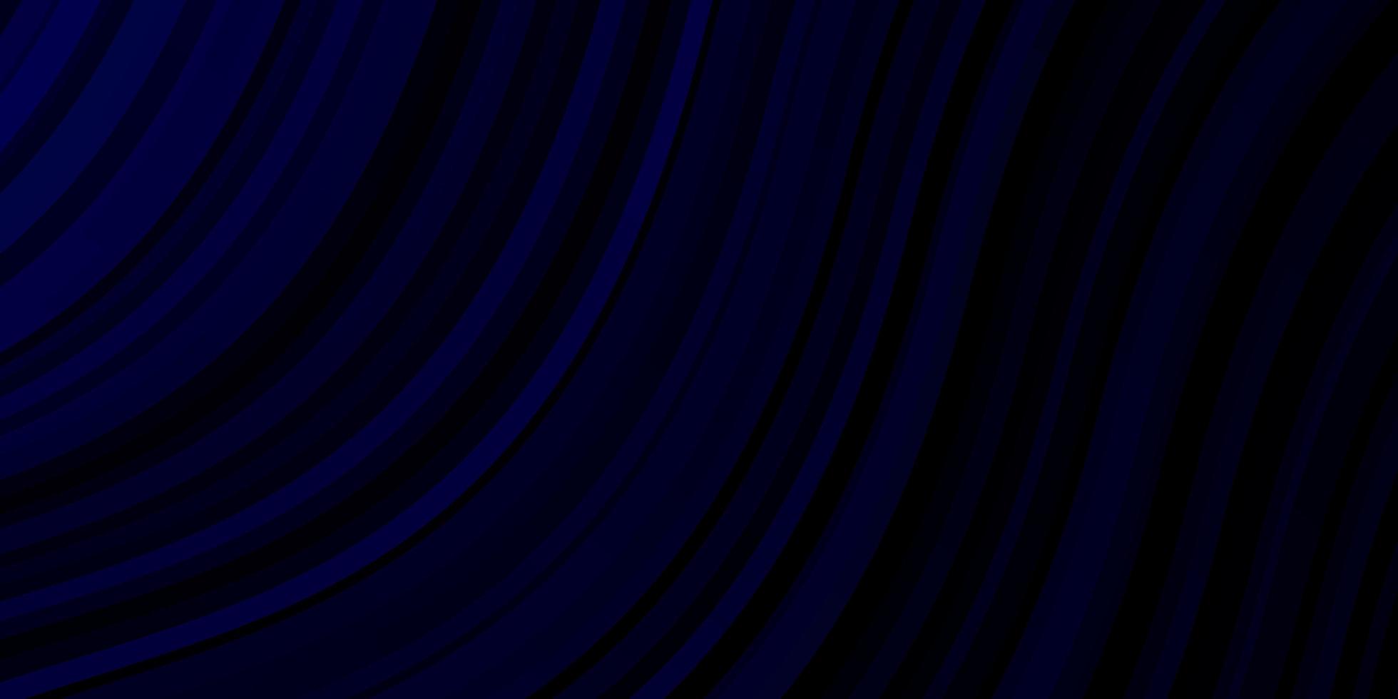 Dark BLUE vector template with lines.