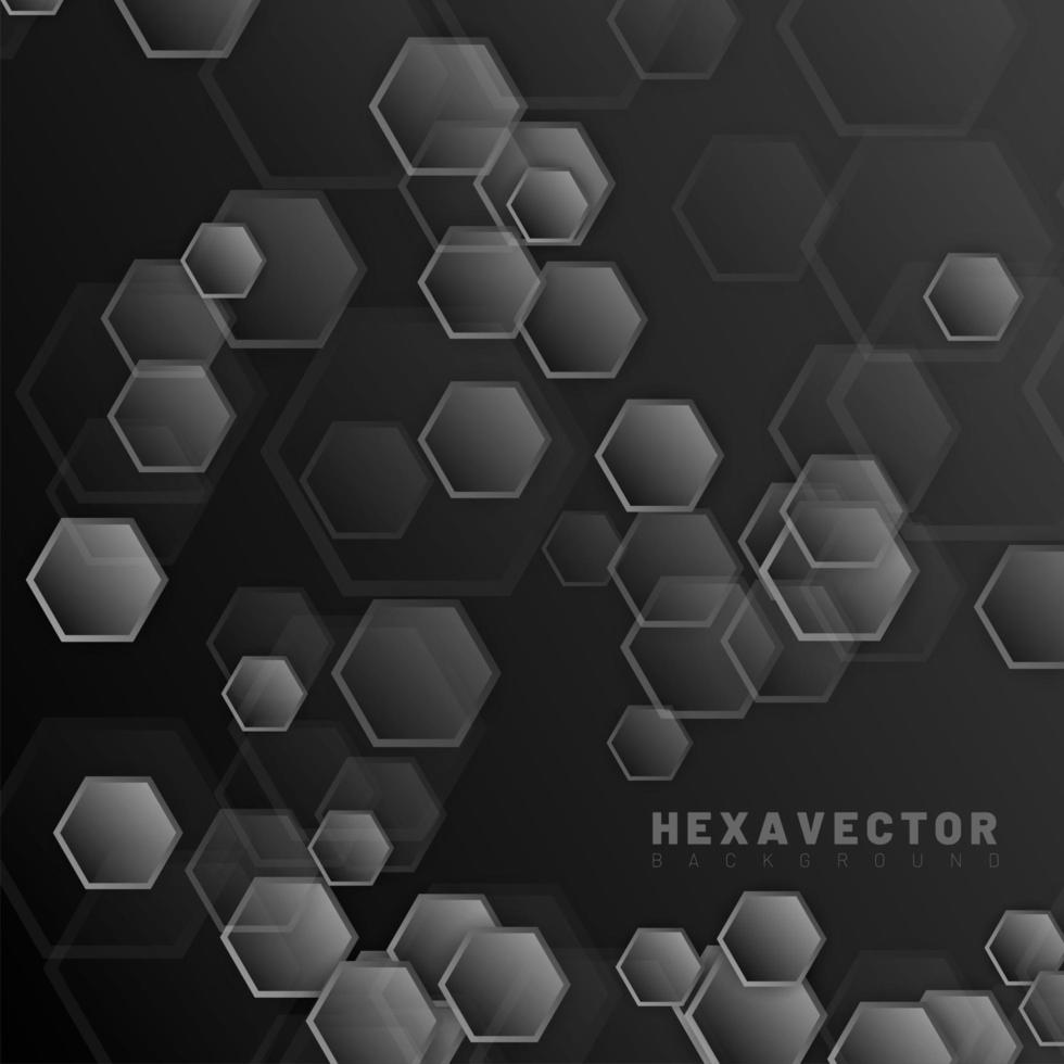 Fondo de vector abstracto hexagonal