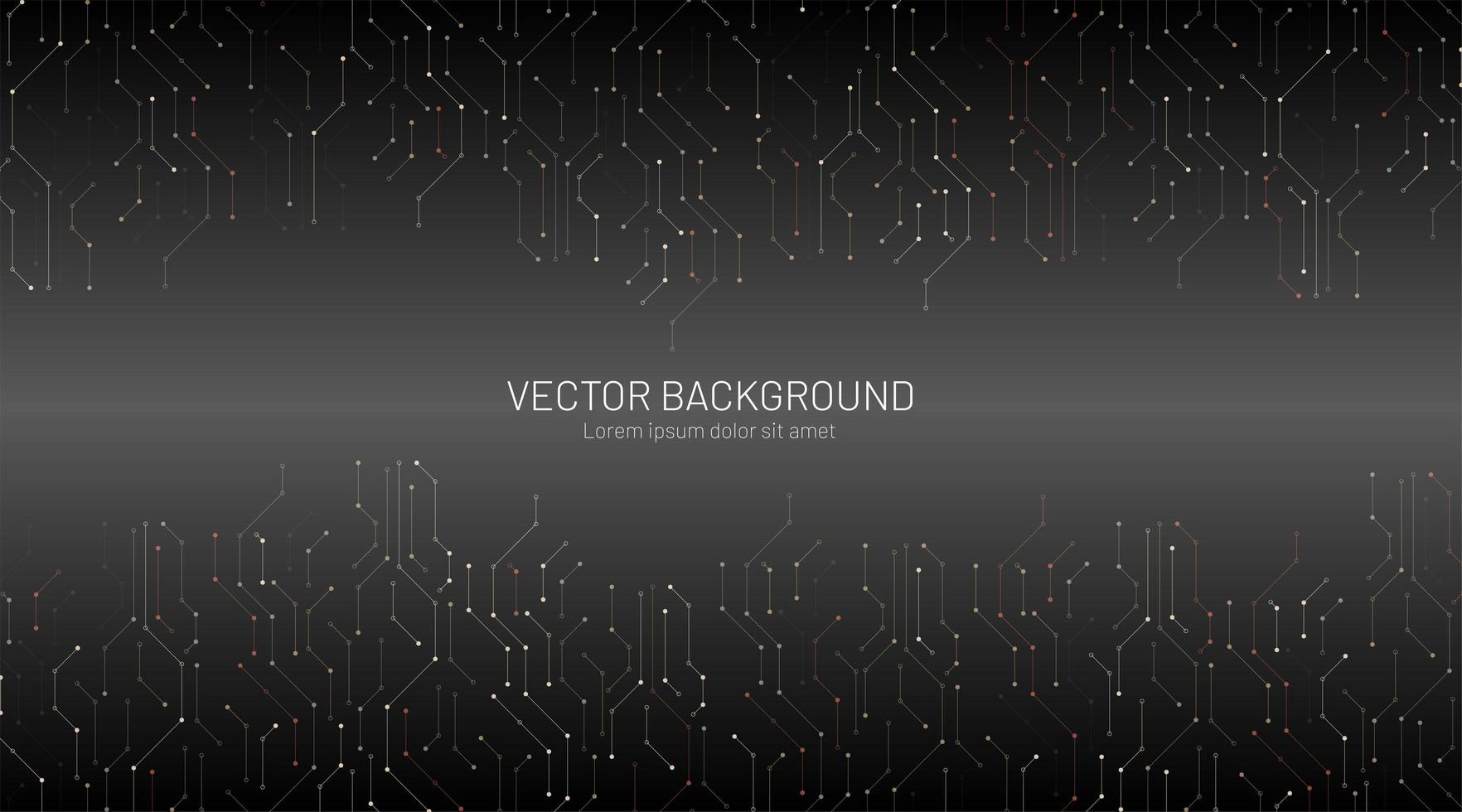 Modern abstract technology background vector