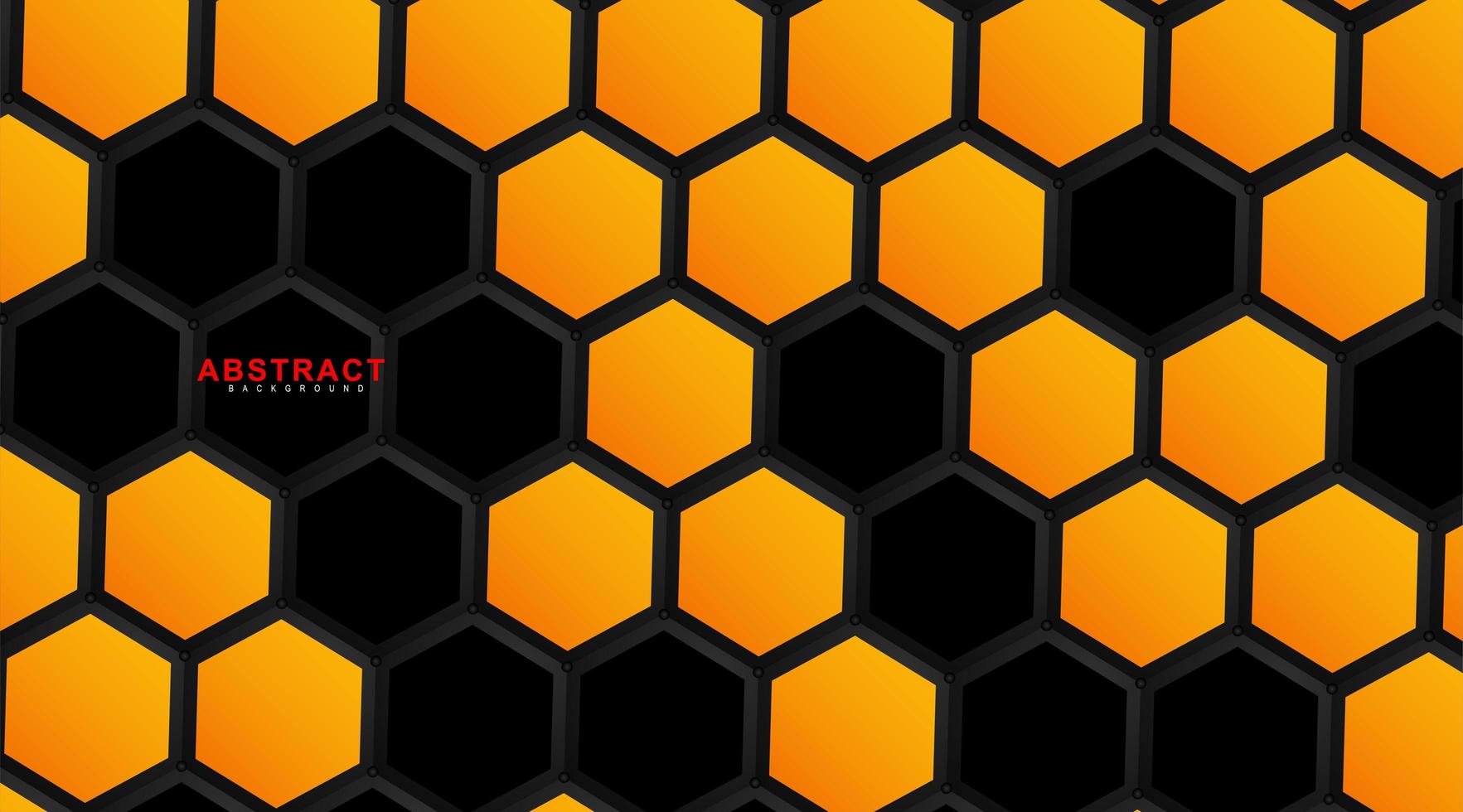 Abstract vector hexagonal geometry background