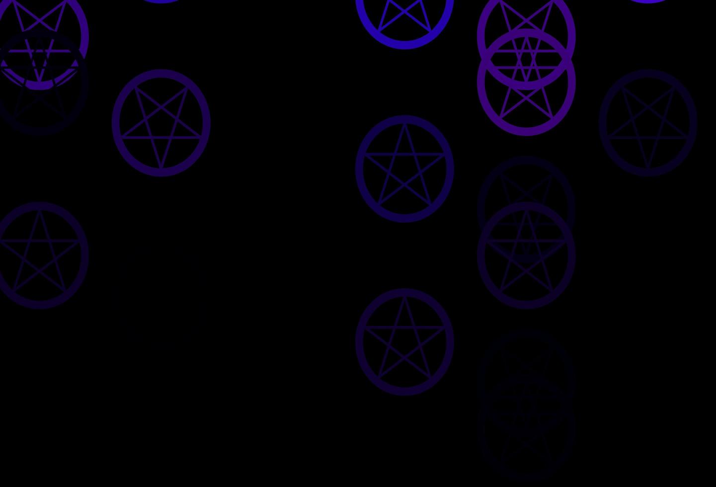 Dark Pink vector texture with religion symbols.