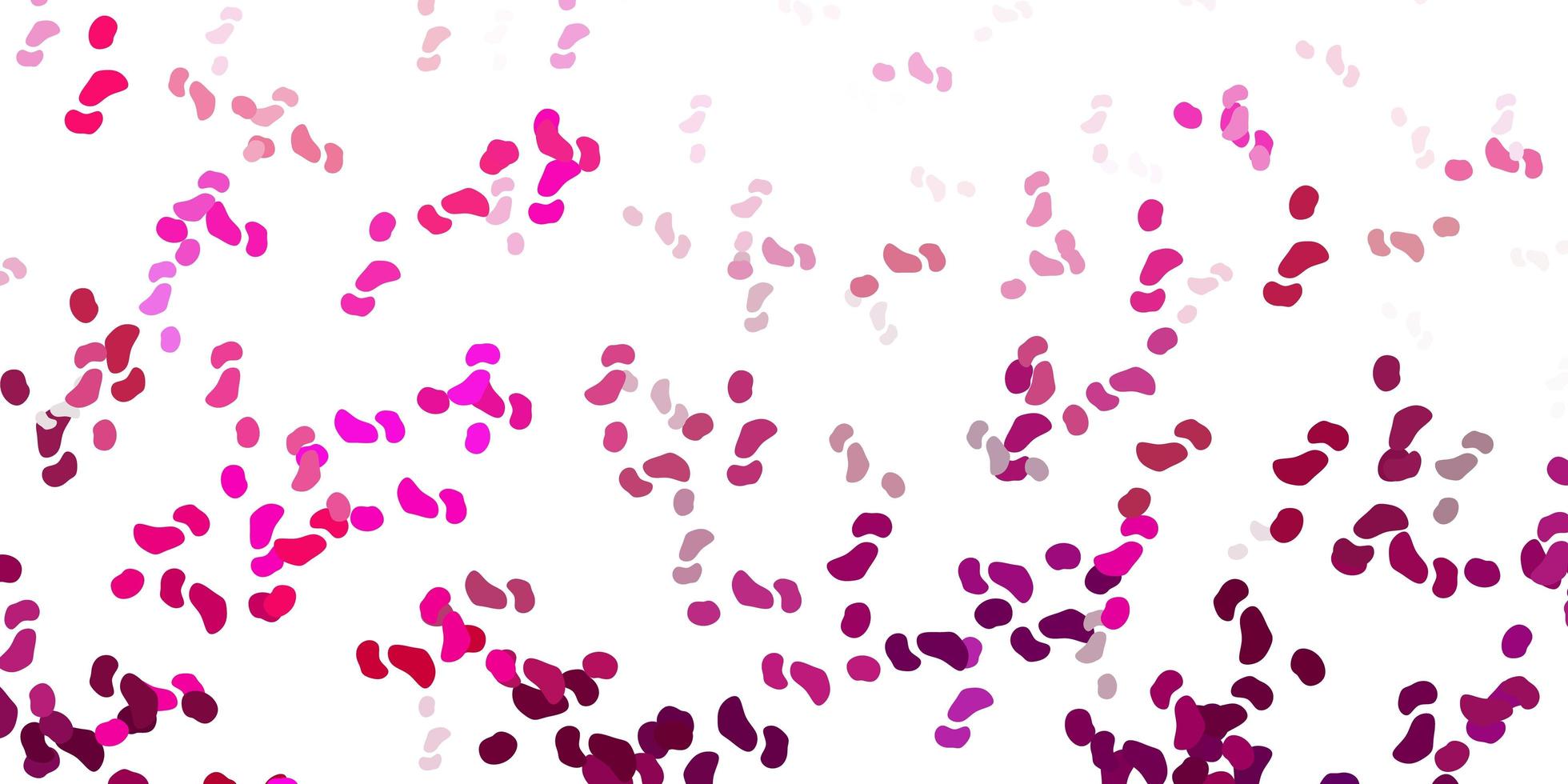 Light pink vector backdrop with chaotic shapes.