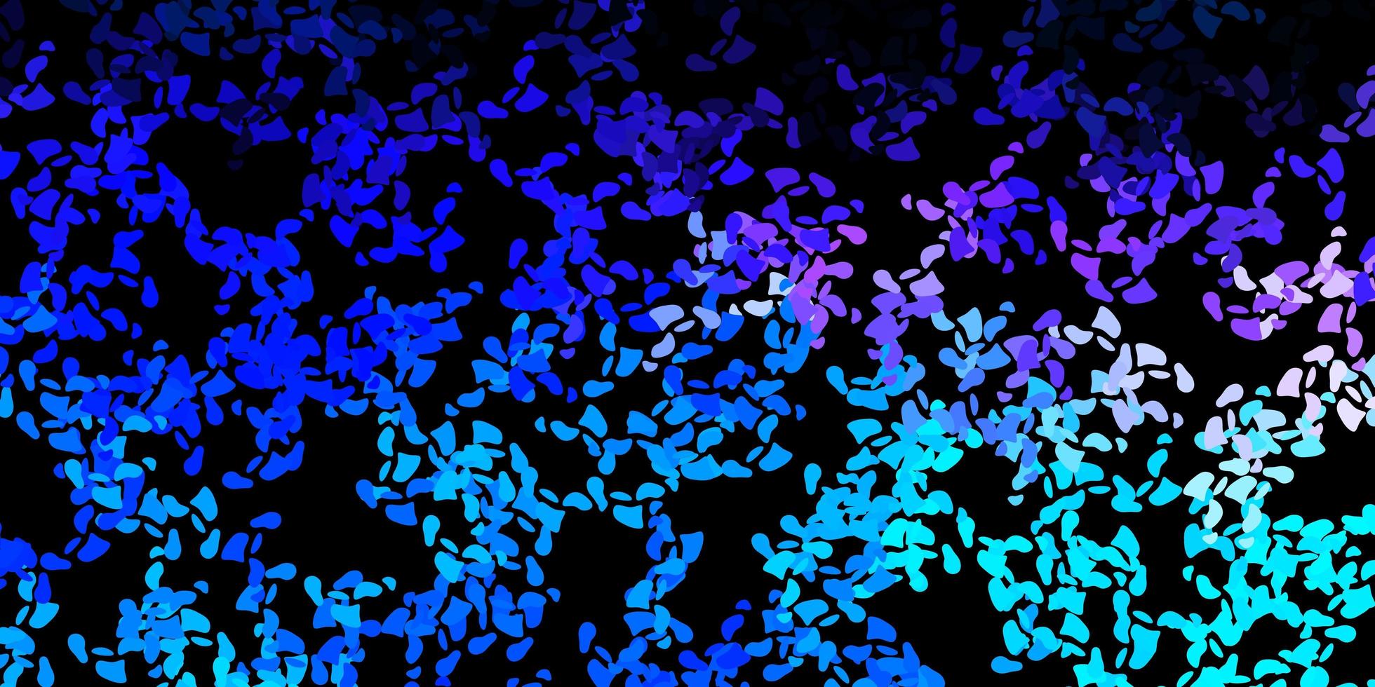 Dark pink, blue vector template with abstract forms.