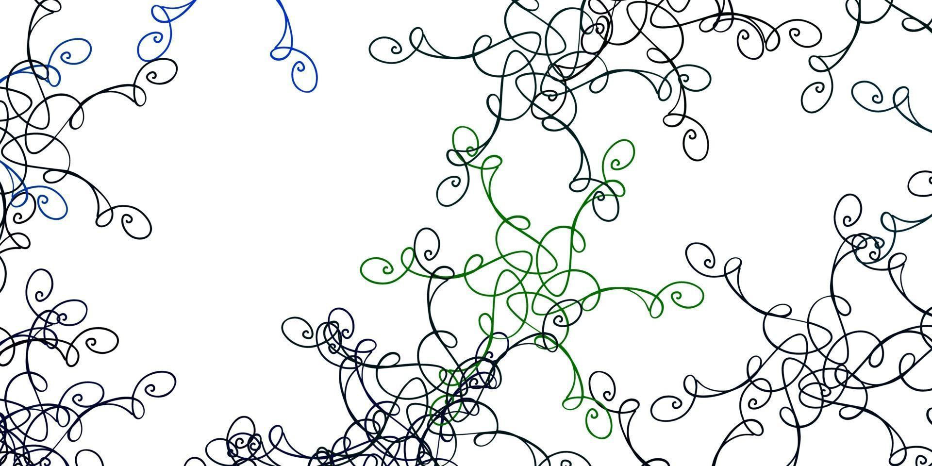 Light Blue, Green vector backdrop with circular arc.